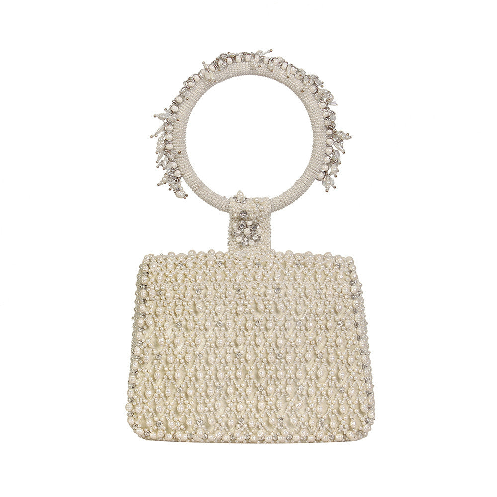 JOEL MINI TRAPEZIUM PRISTINE IVORY WITH BANGLE HANDLE