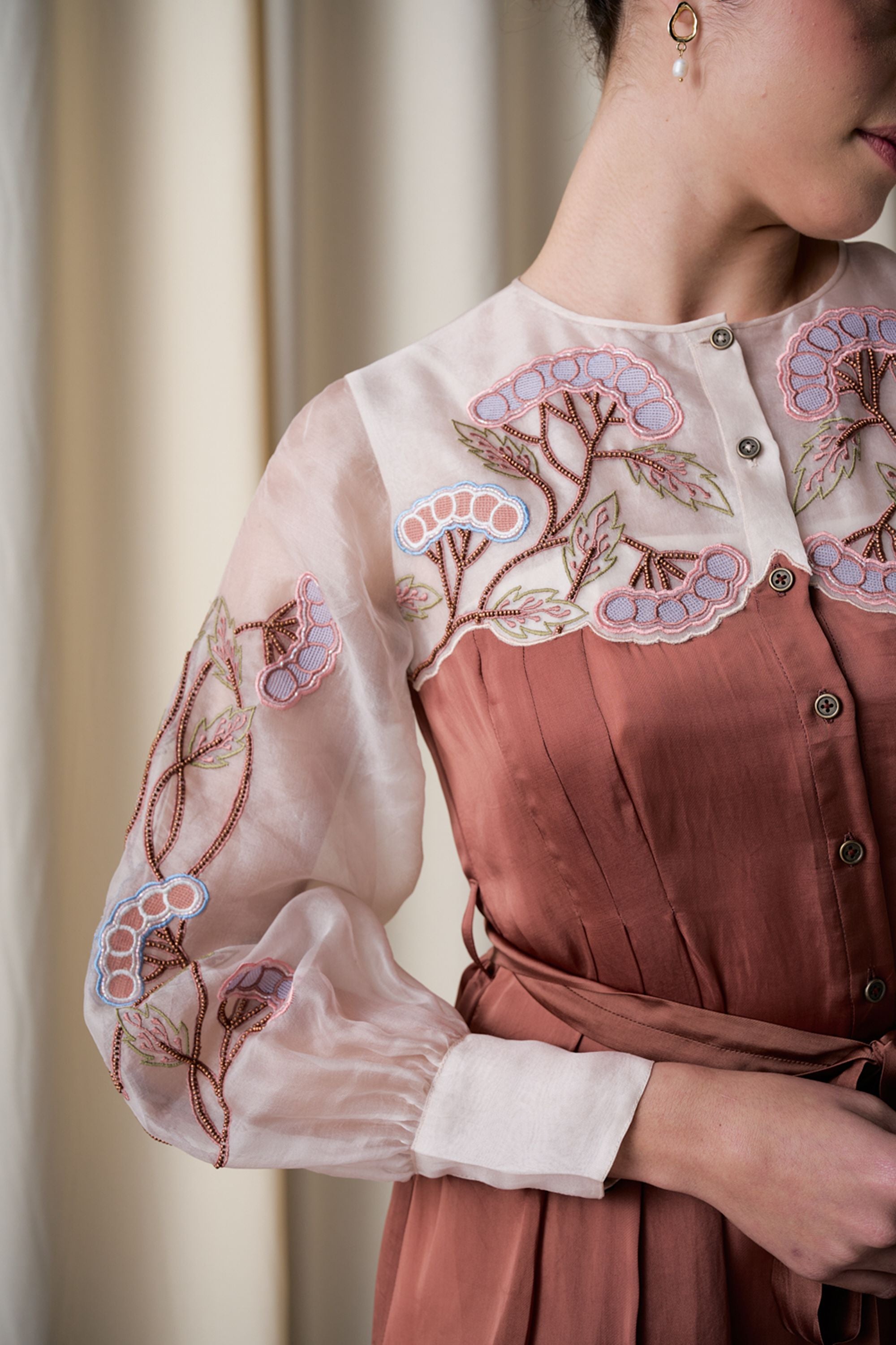 Rustwood grape dress