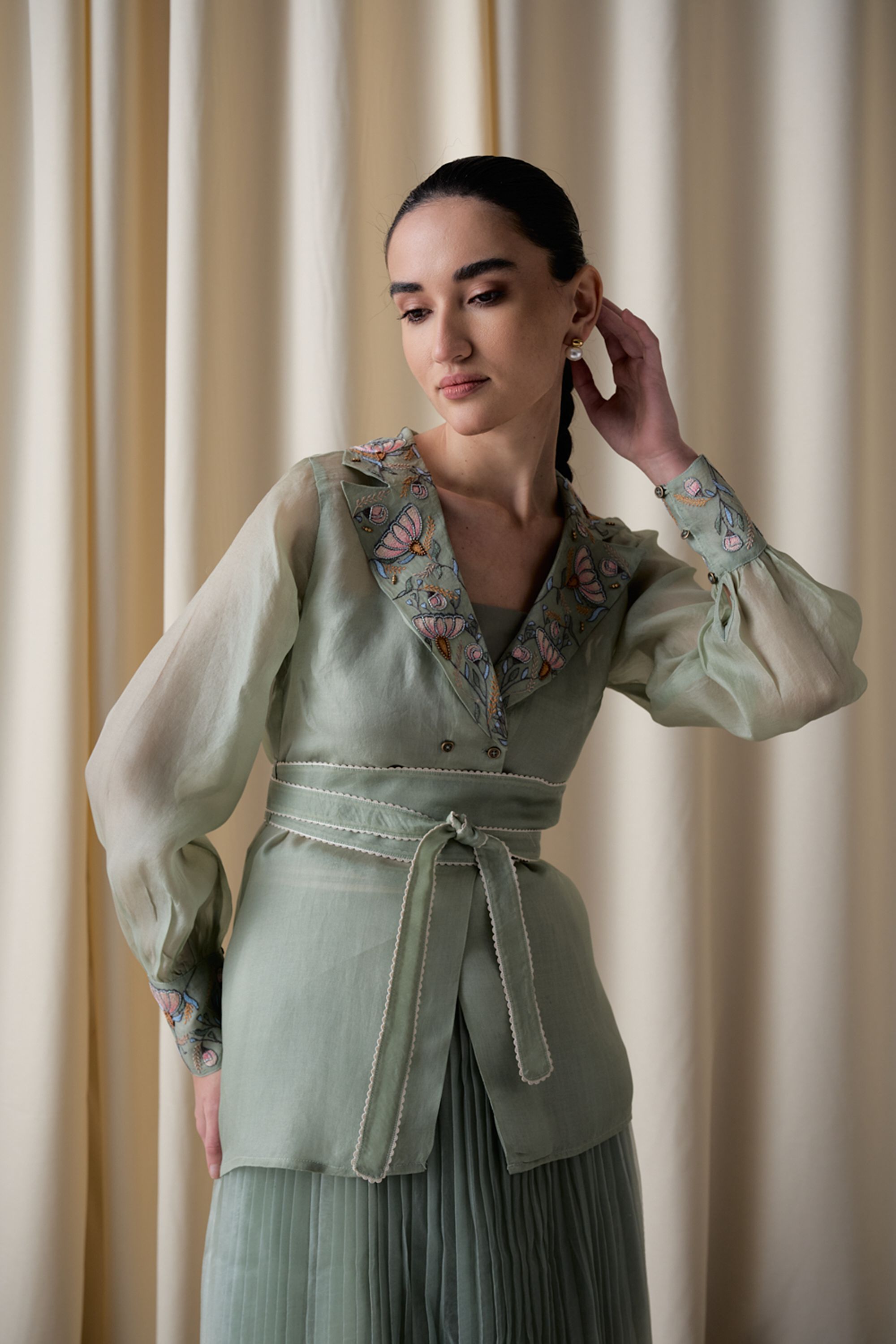 Daylight Blossom Skirt Ensemble