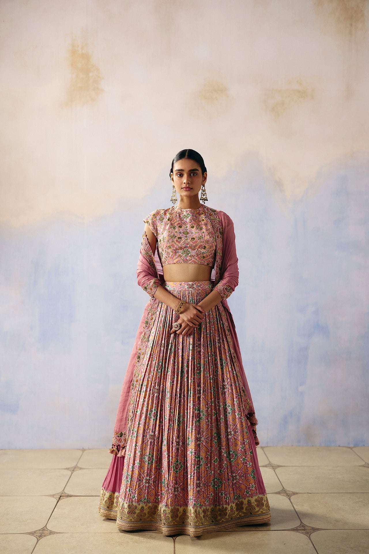 Gulab Heritage Patola Lehenga
