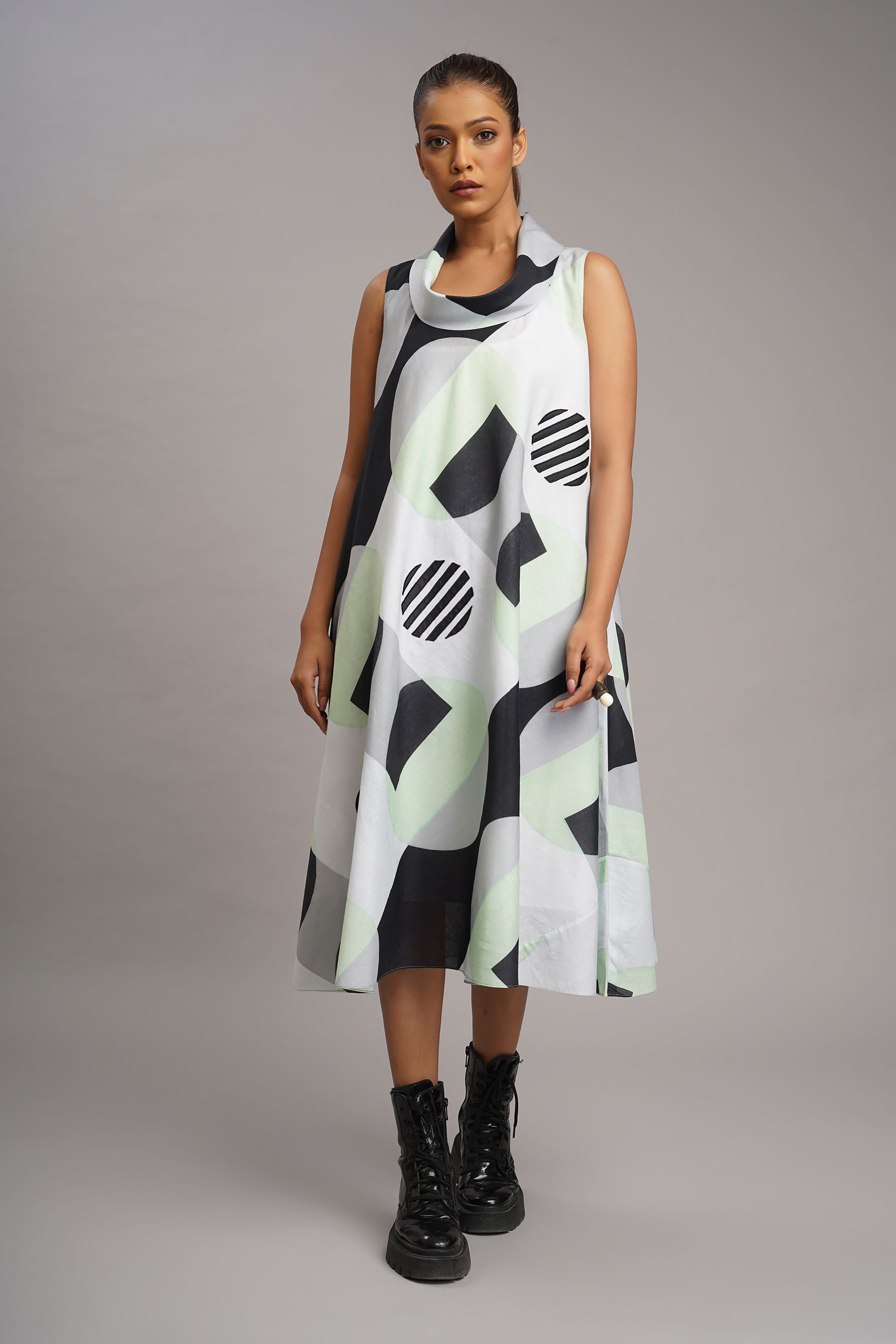 Mint retro dress