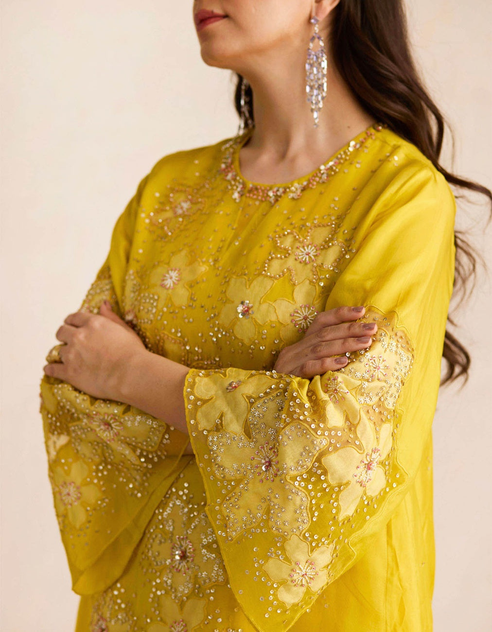 Mango Sharara Set