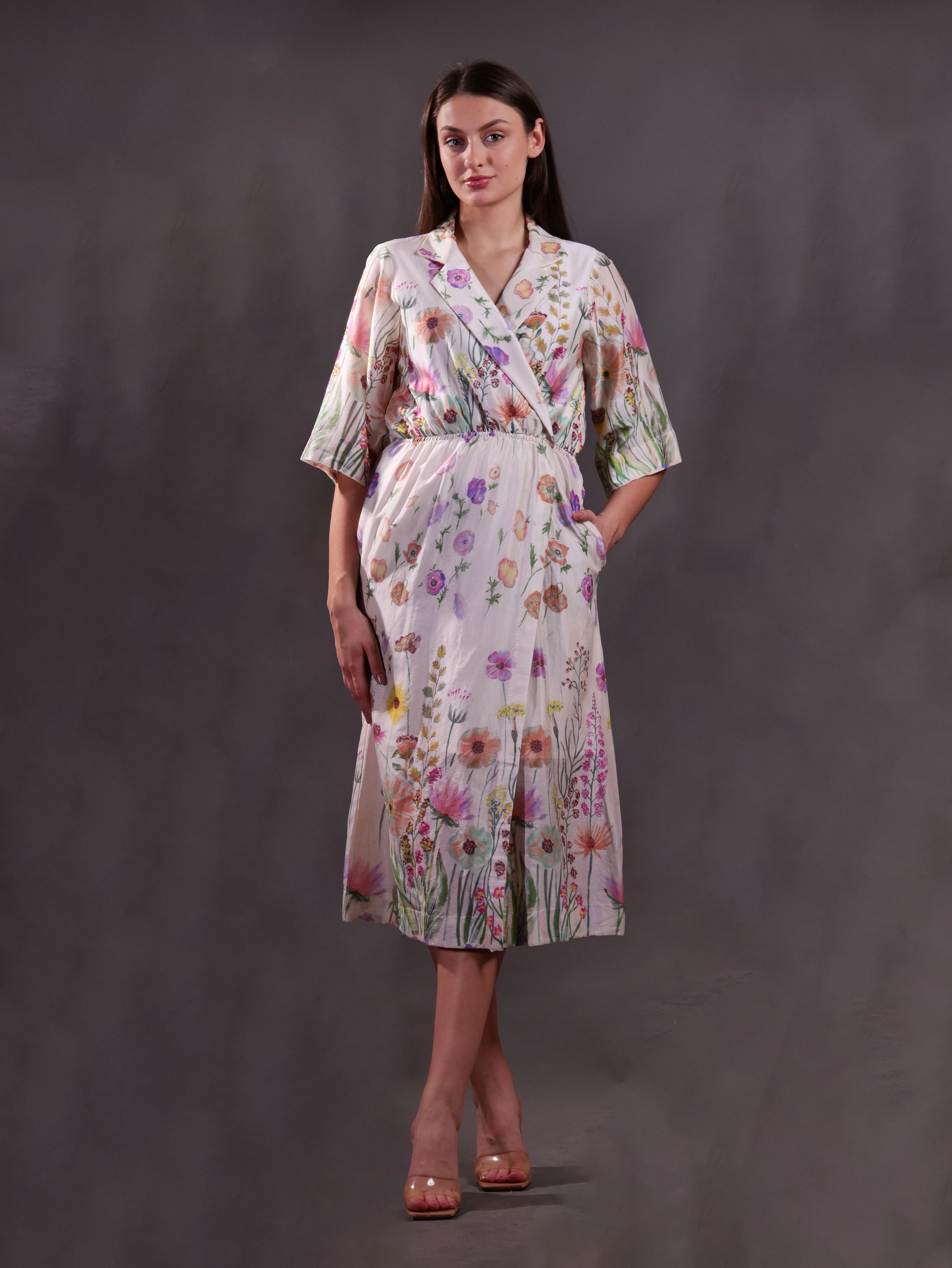 Printed Floral Dress