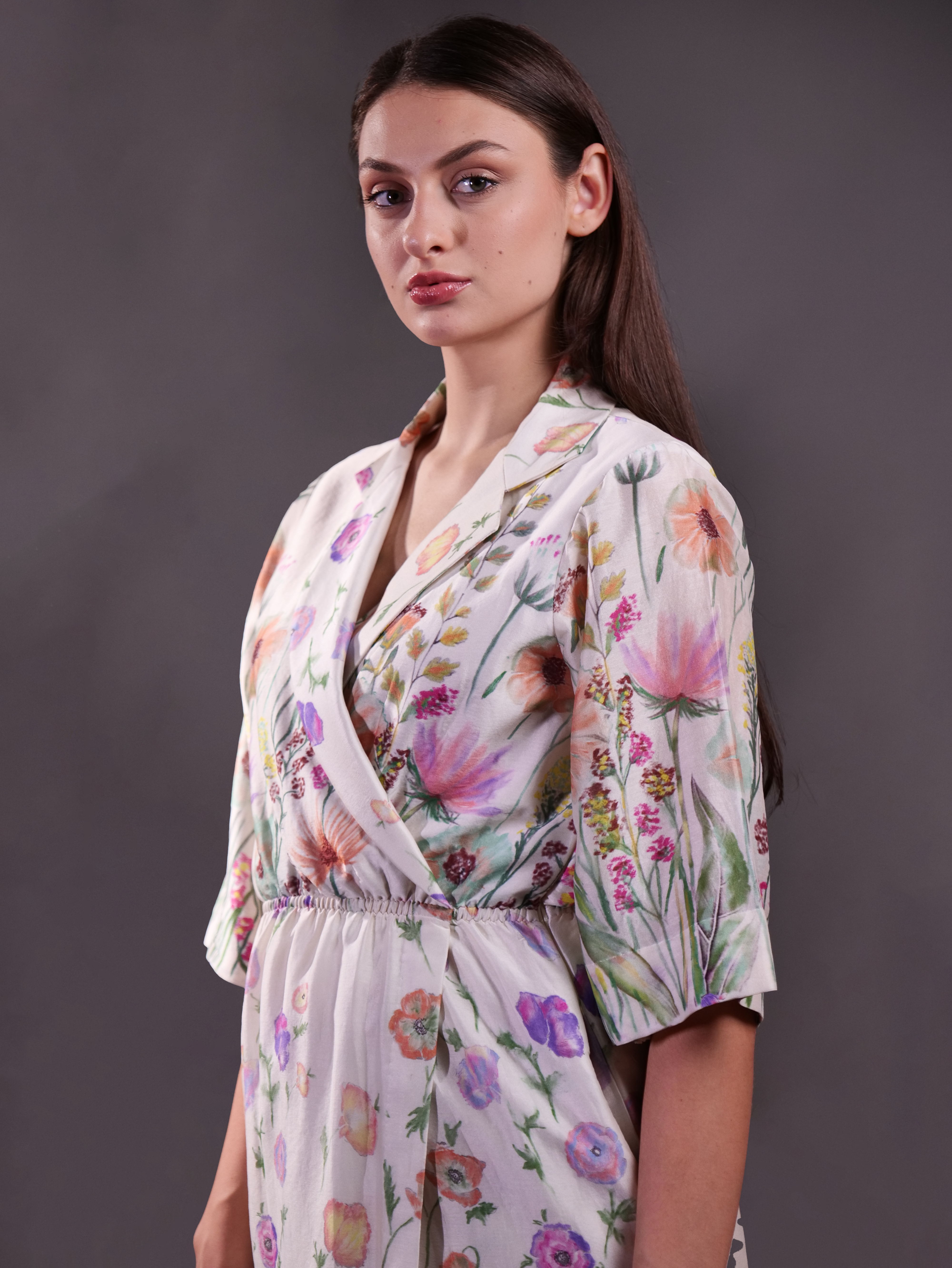 Printed Floral Dress