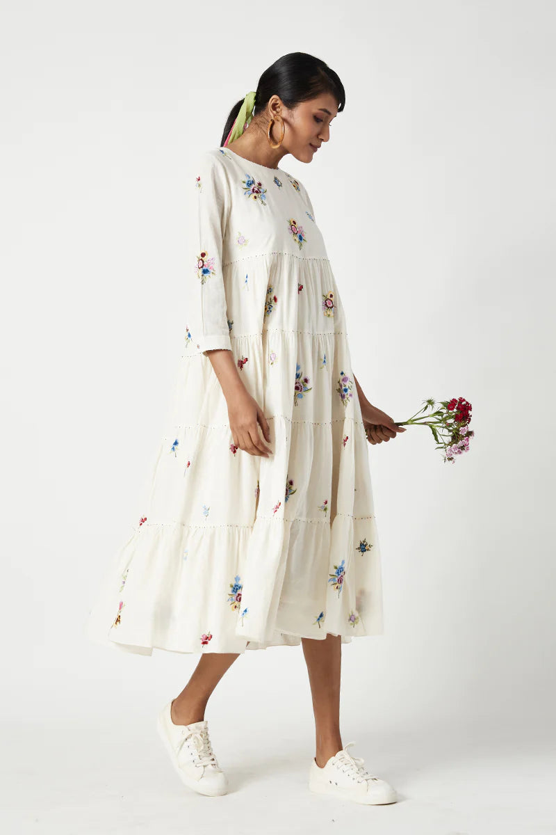 Longwood Embroidered Dress