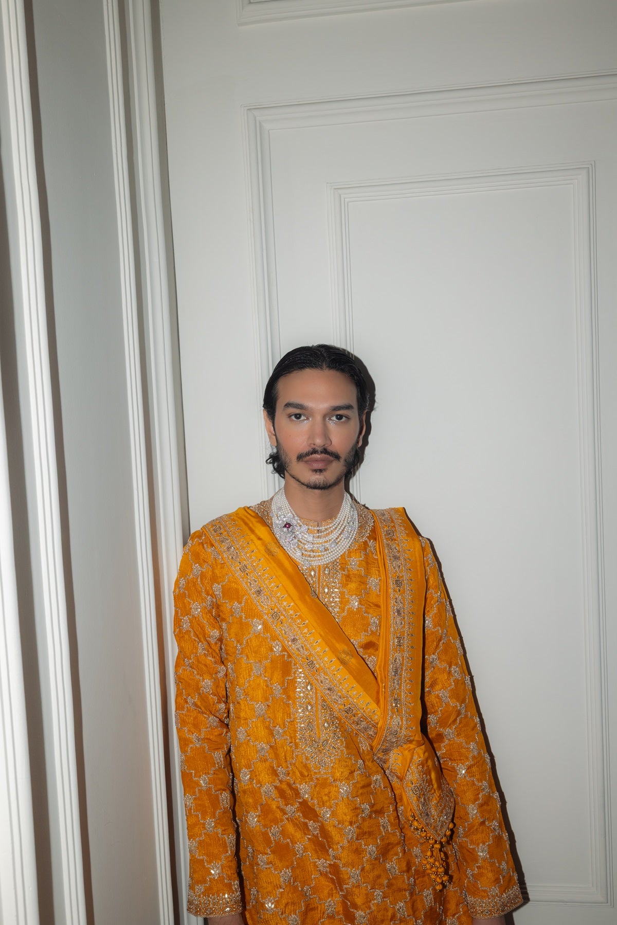 Mustard Kurta Set