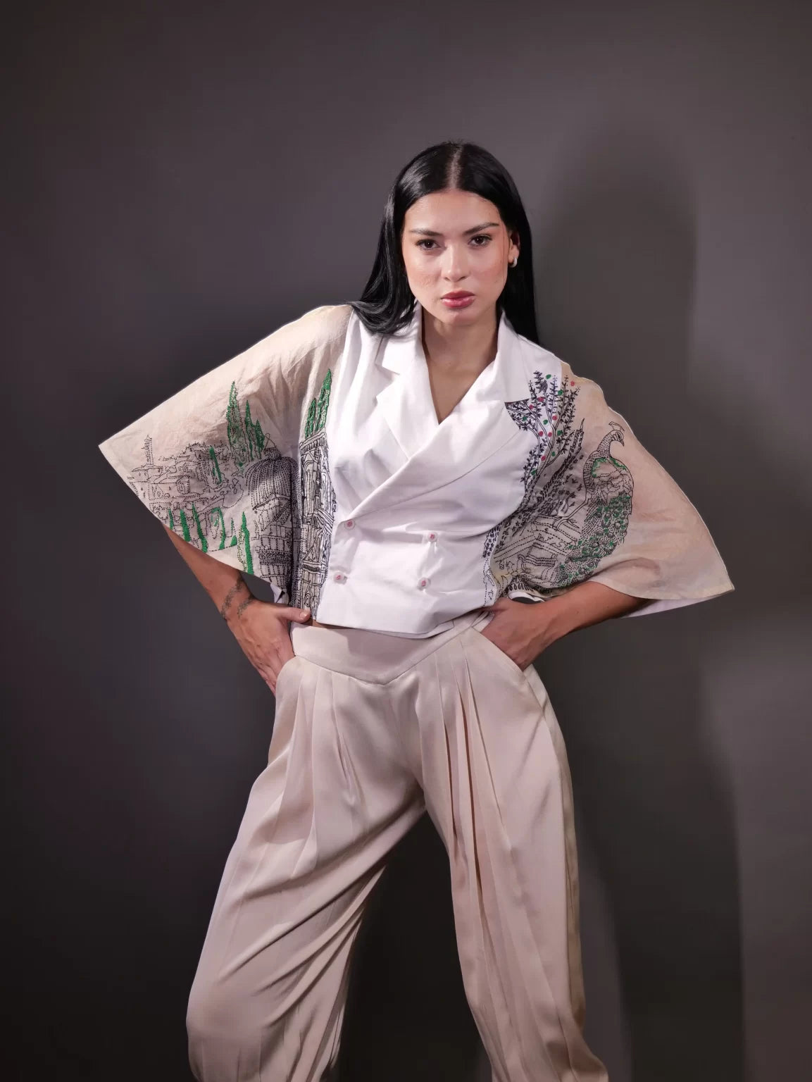 Kantha Embroidery and Aari thread hand work