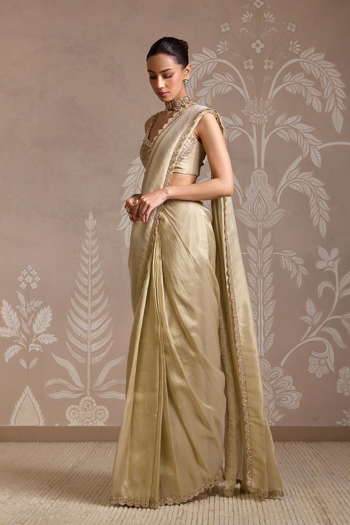 Weave Saree Set