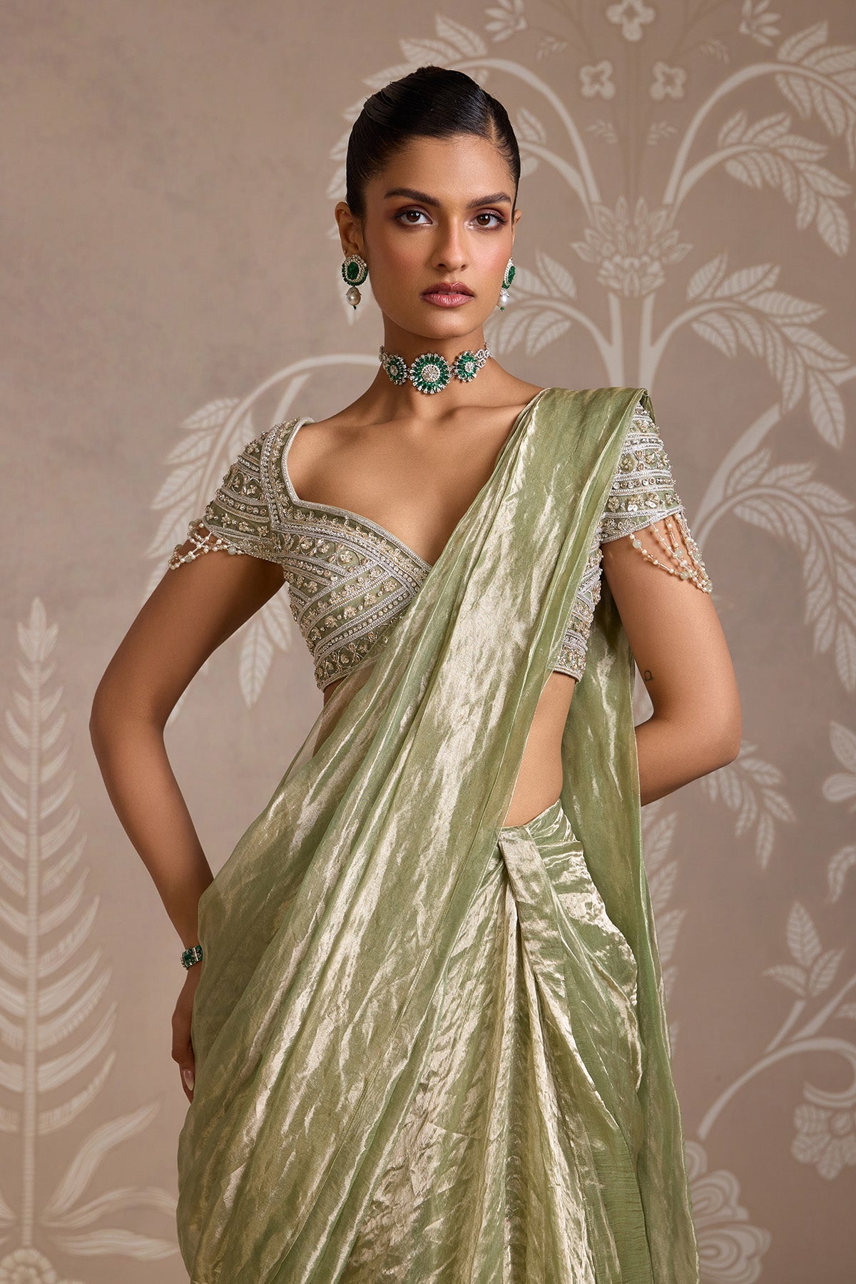 Loom Saree Set
