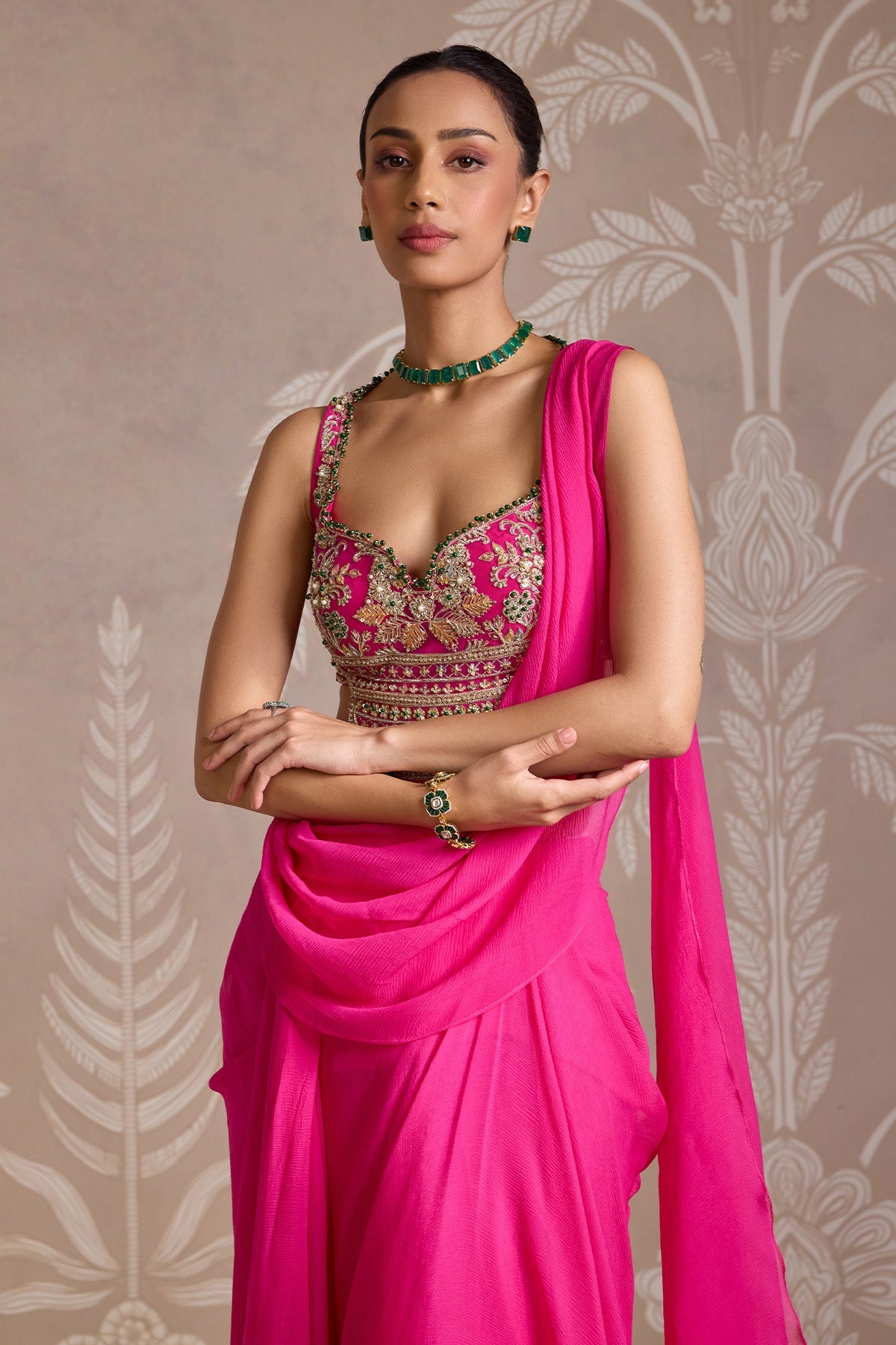 Knot Saree Set