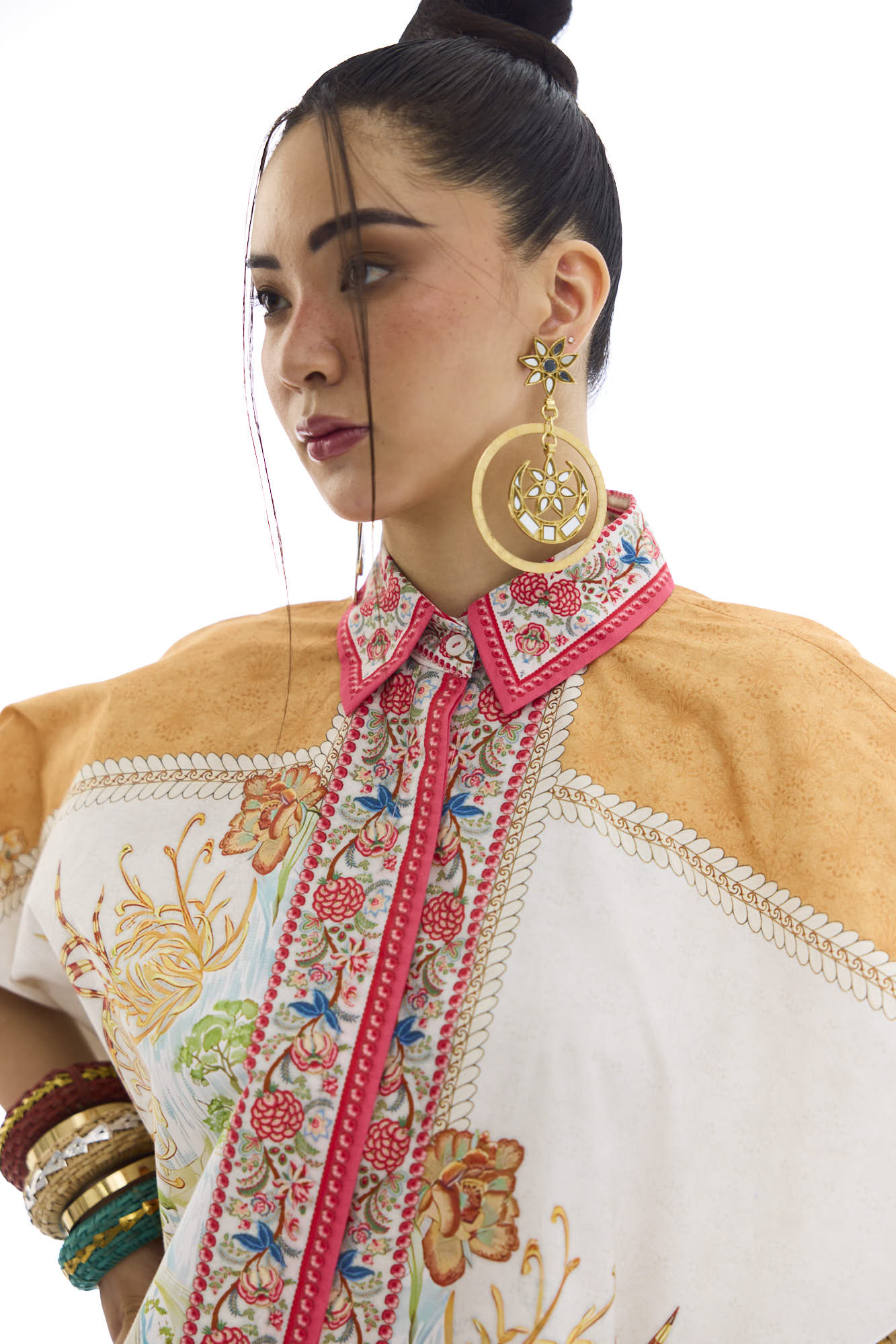 J'adore : Faiza - Ivory/Orange