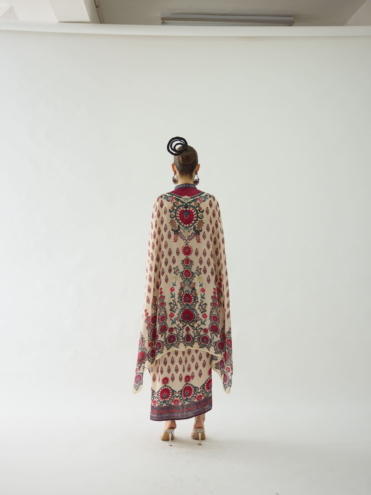 Bukhara Maroon Dakota - Surilee Tunic Set
