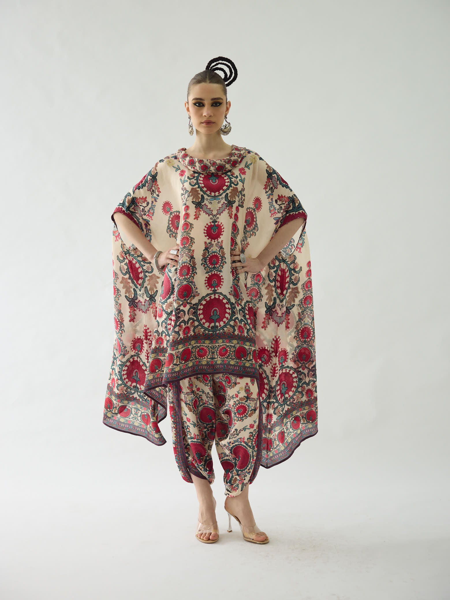 Bukhara Maroon Lavanya - Sonth Tunic Set
