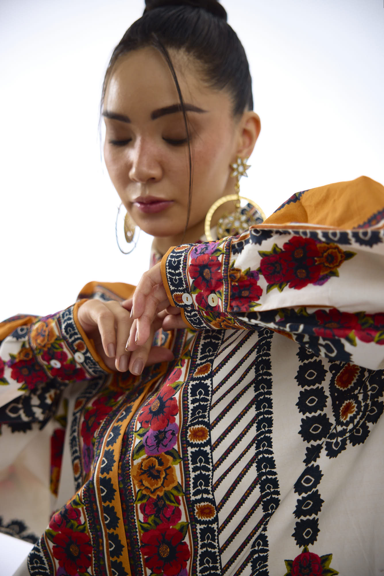 J'adore : Faiza - White/Orange