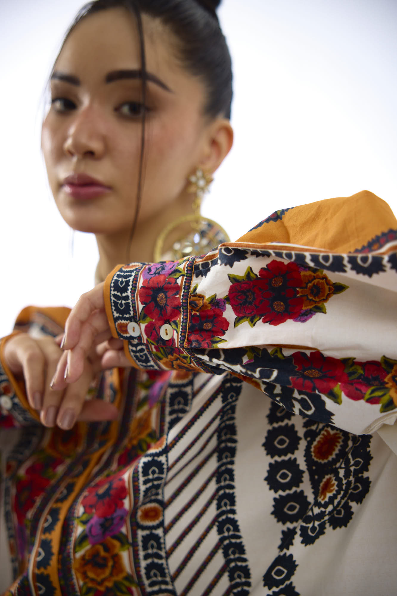J'adore : Faiza - White/Orange