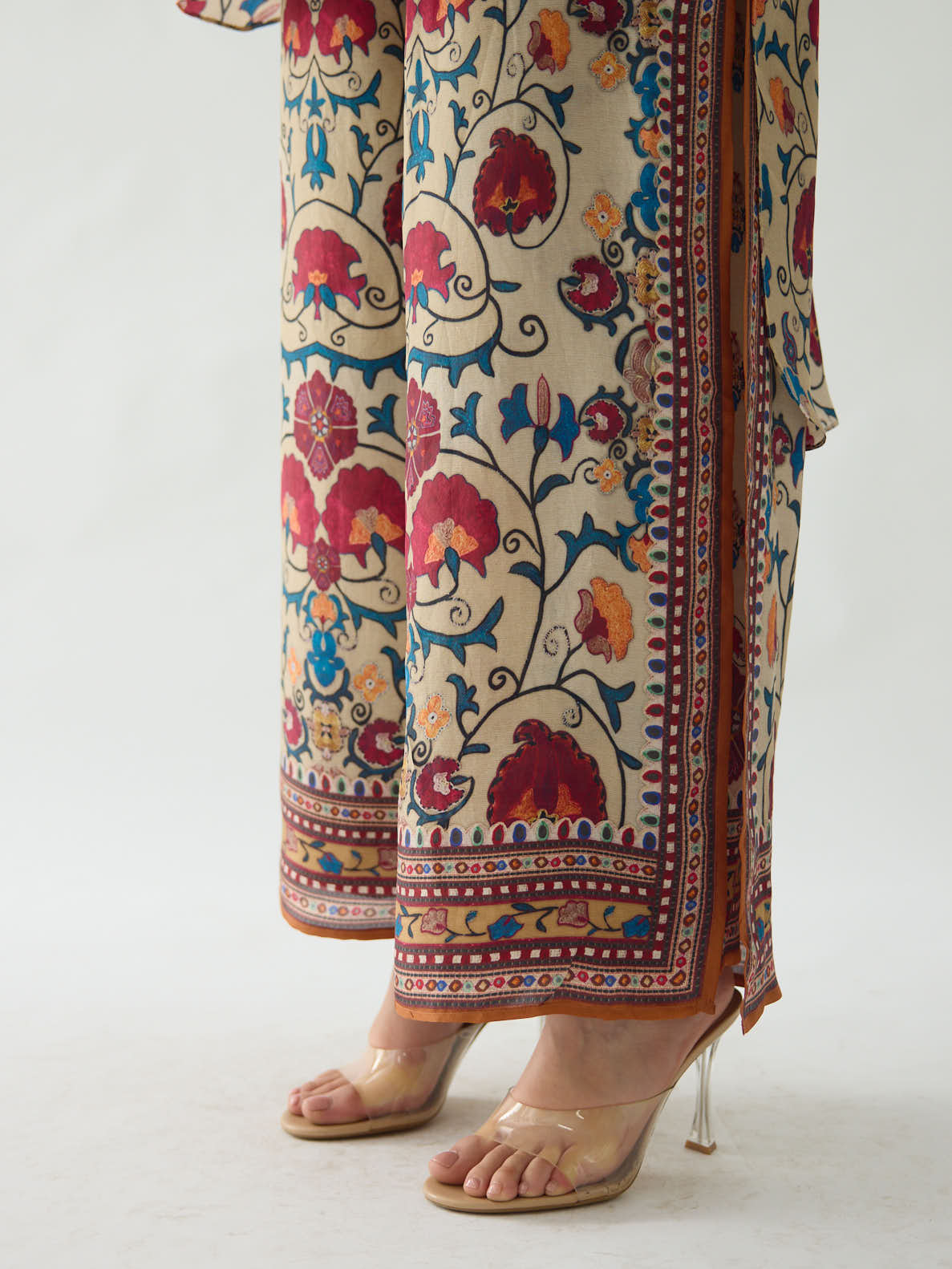 Bukhara Taupe Baaka - Gloria Tunic Set
