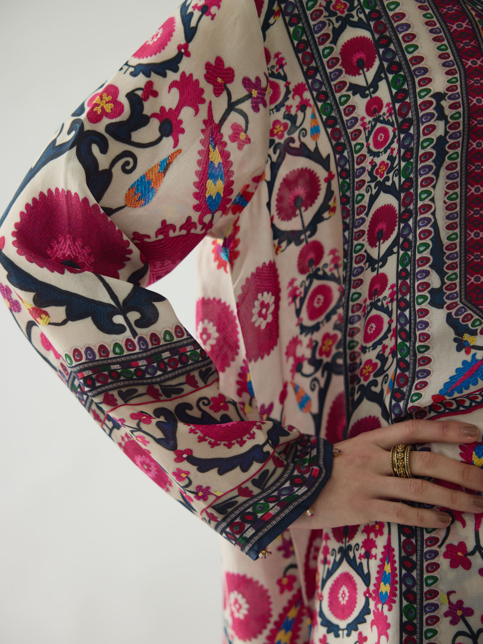 Bukhara Maroon Adavi Tunic Dress