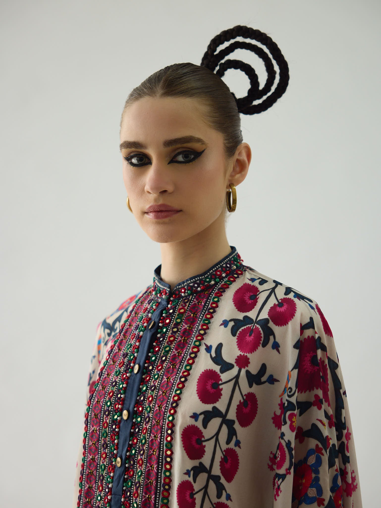 Bukhara Raspberry Chantelle Tunic Set