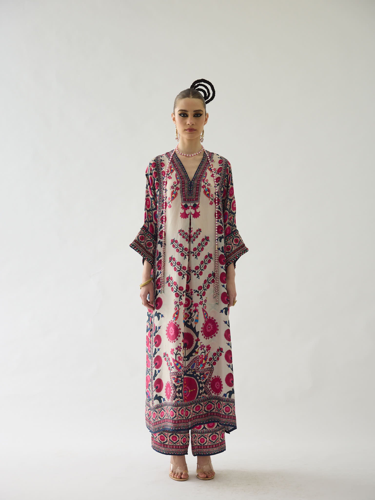 Bukhara Raspberry Banera Tunic Dress