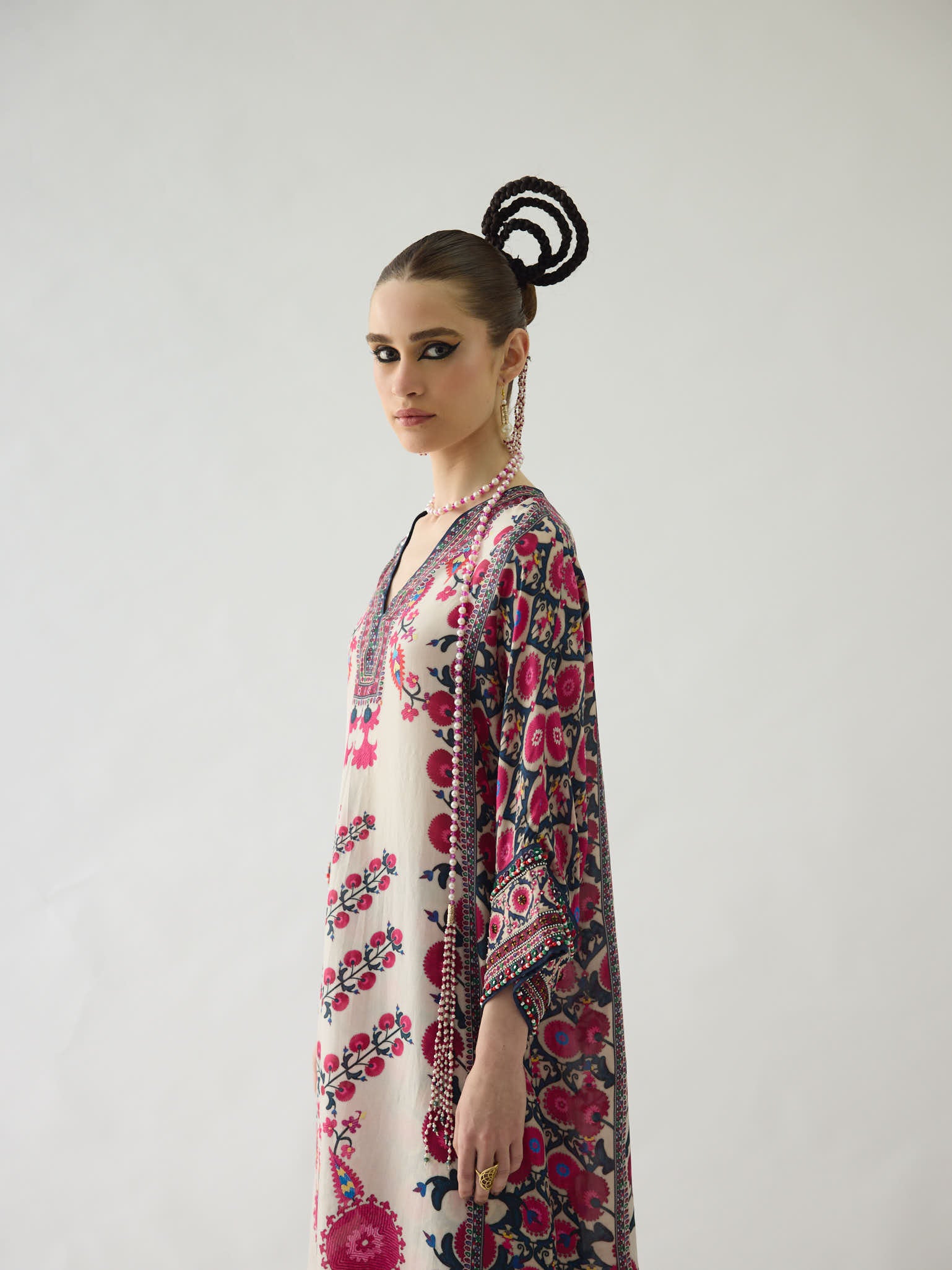 Bukhara Raspberry Banera Tunic Dress