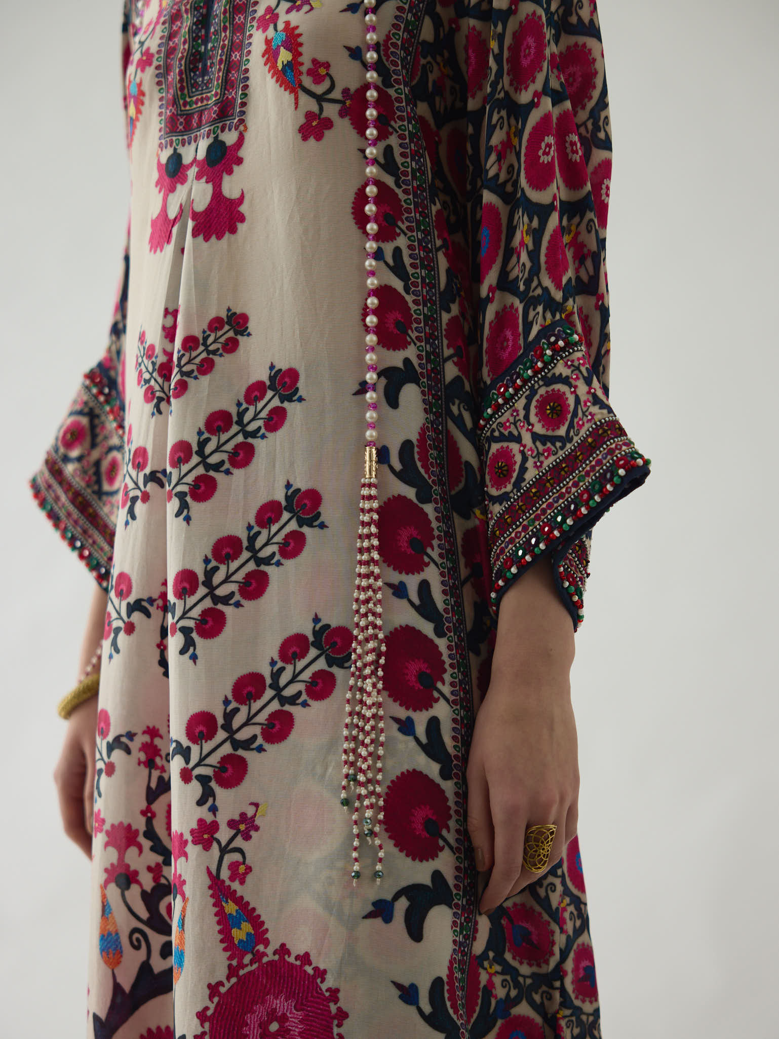 Bukhara Raspberry Banera Tunic Dress