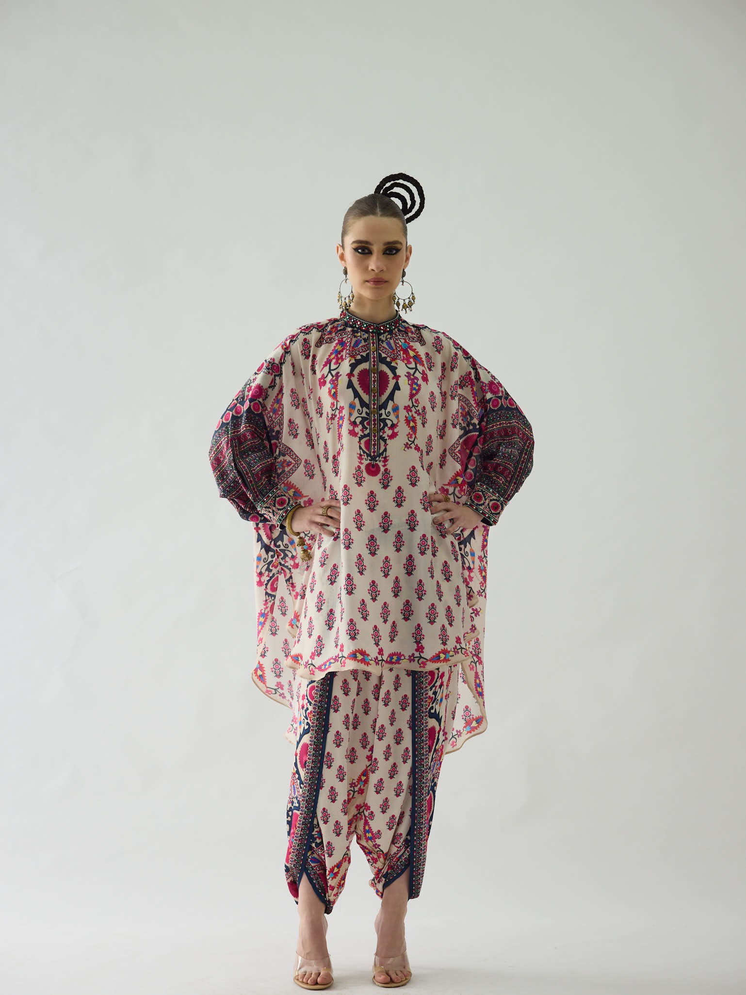 Bukhara Raspberry Mabel Tunic Set