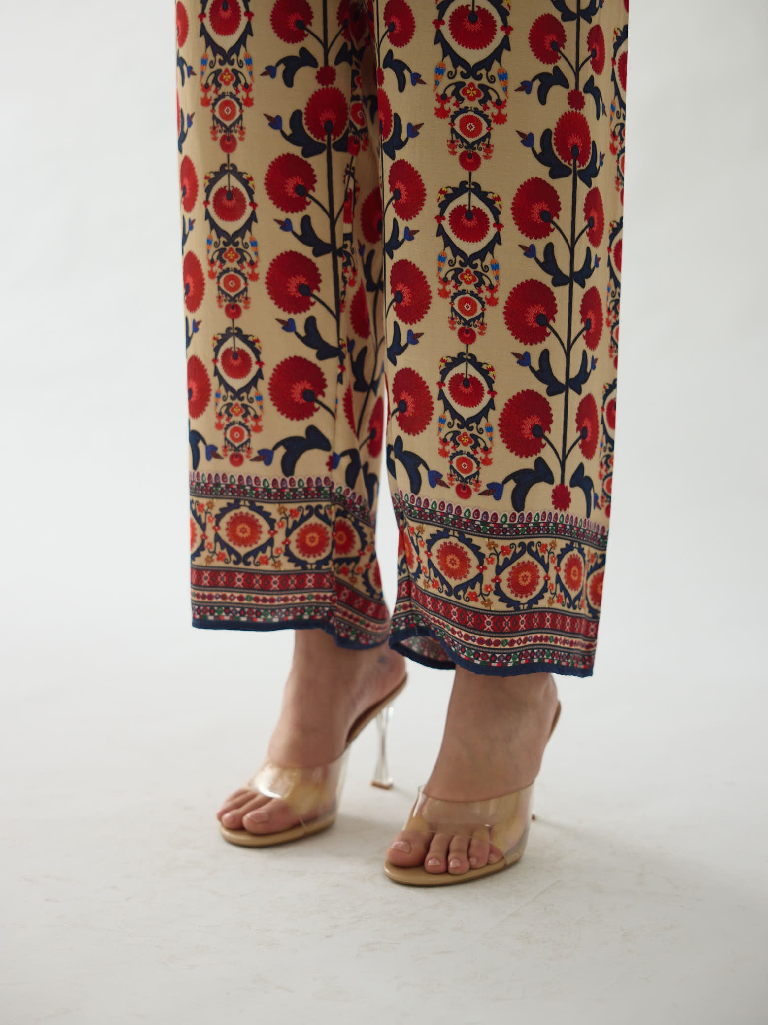 Bukhara Rust Ghazal Tunic Set