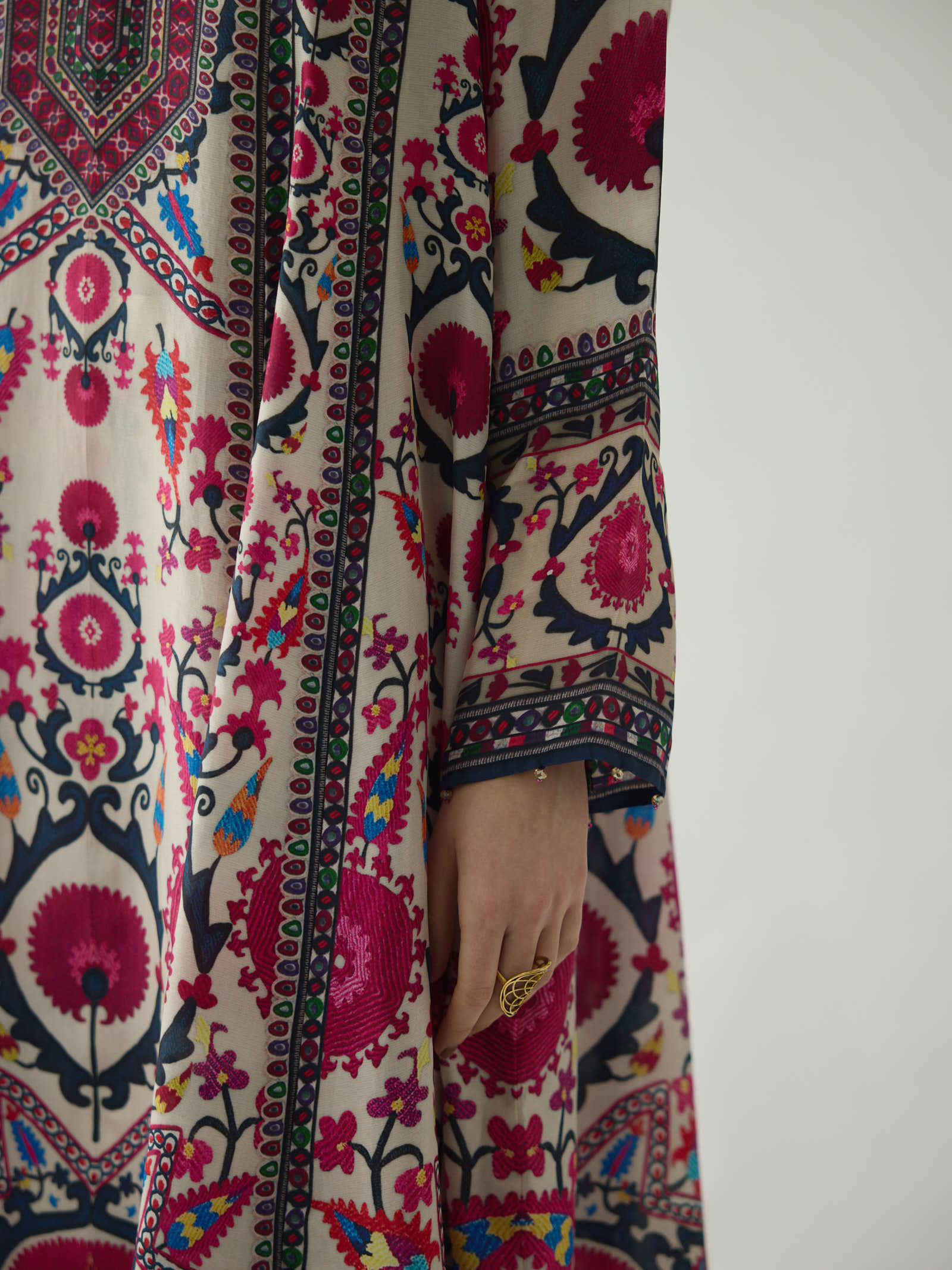 Bukhara Maroon Adavi Tunic Dress
