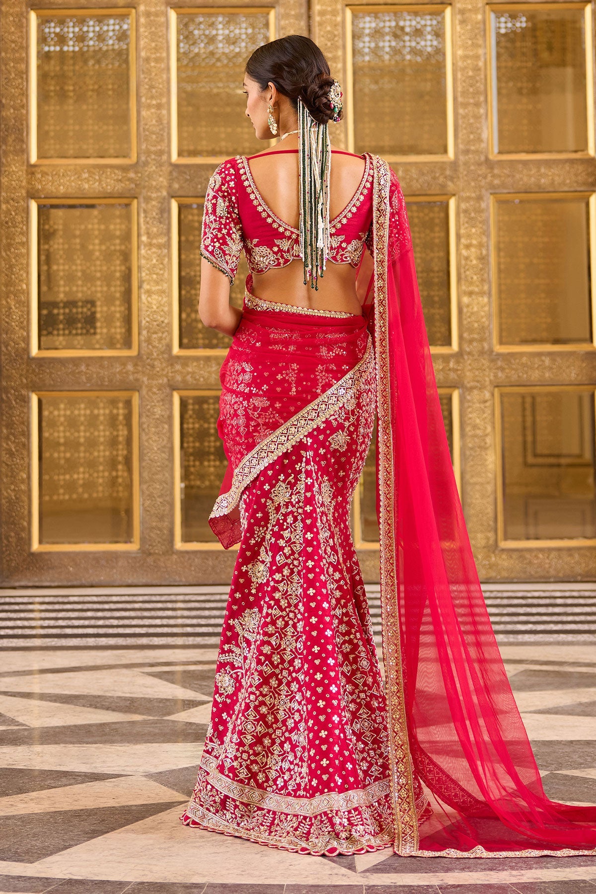 Bloom Saree Set