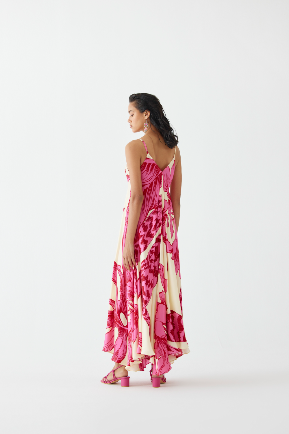 Pink Aphrodite Strappy Dress