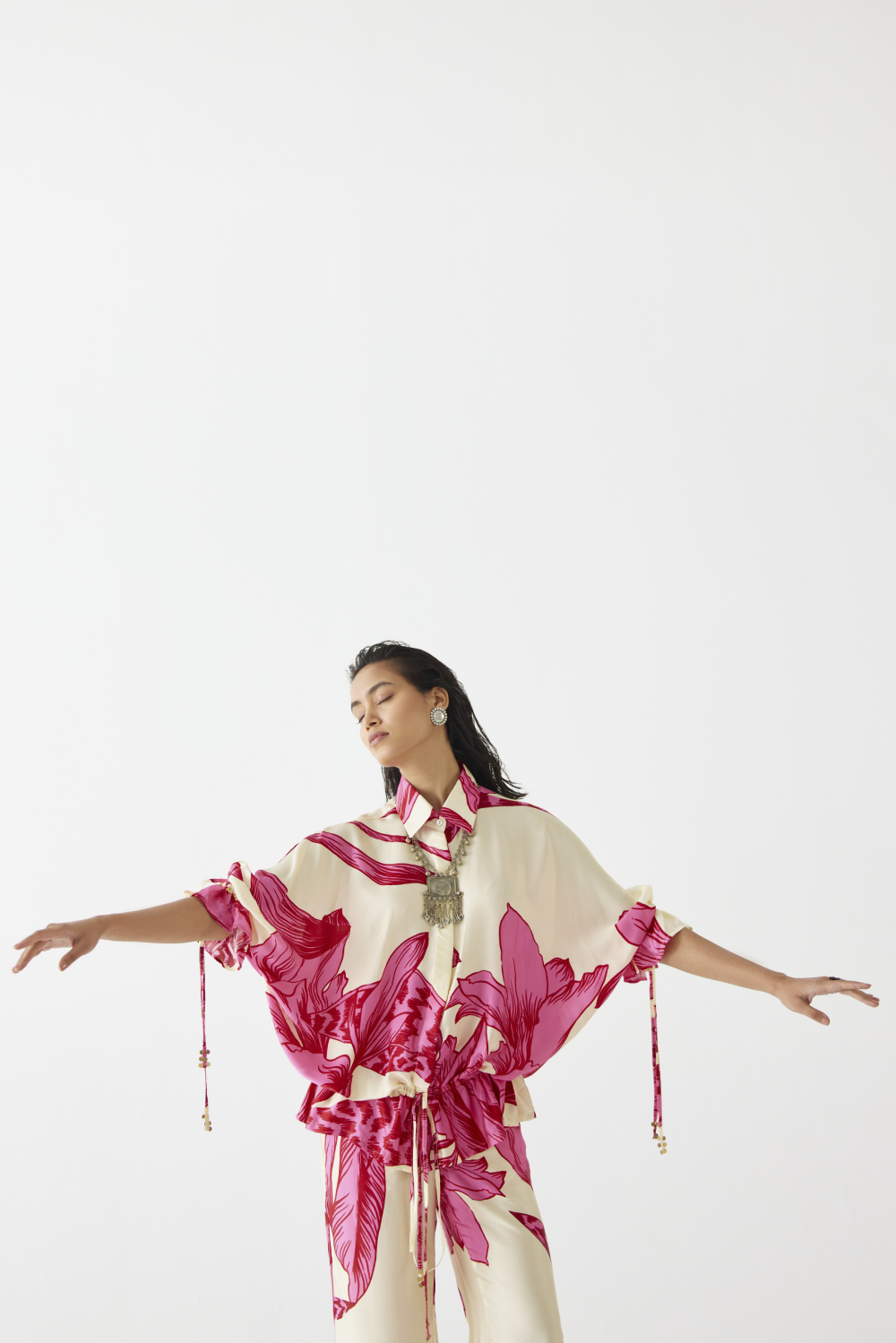 Pink Aphrodite Drawstring Shirt & Pants