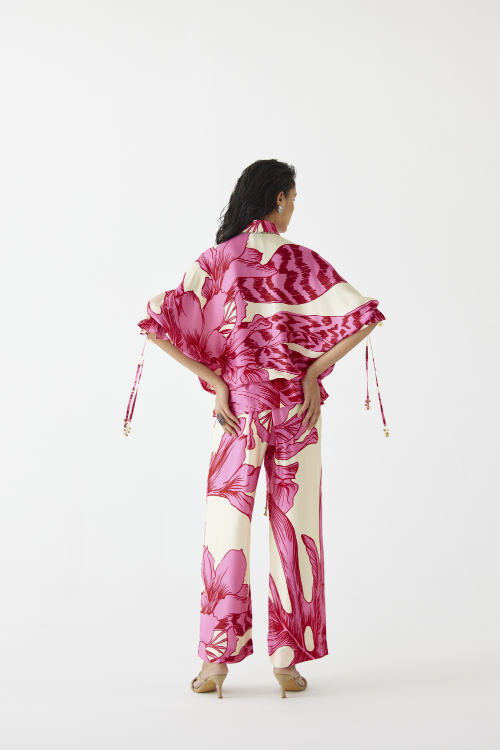 Pink Aphrodite Drawstring Shirt & Pants