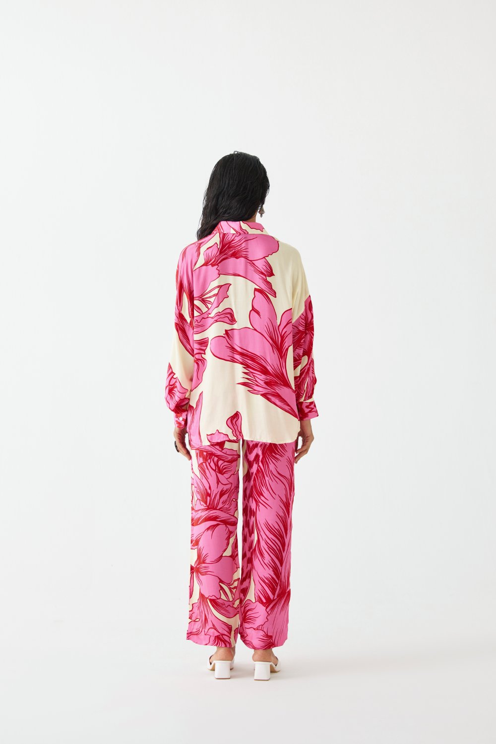 Pink Aphrodite Shirt & Trousers