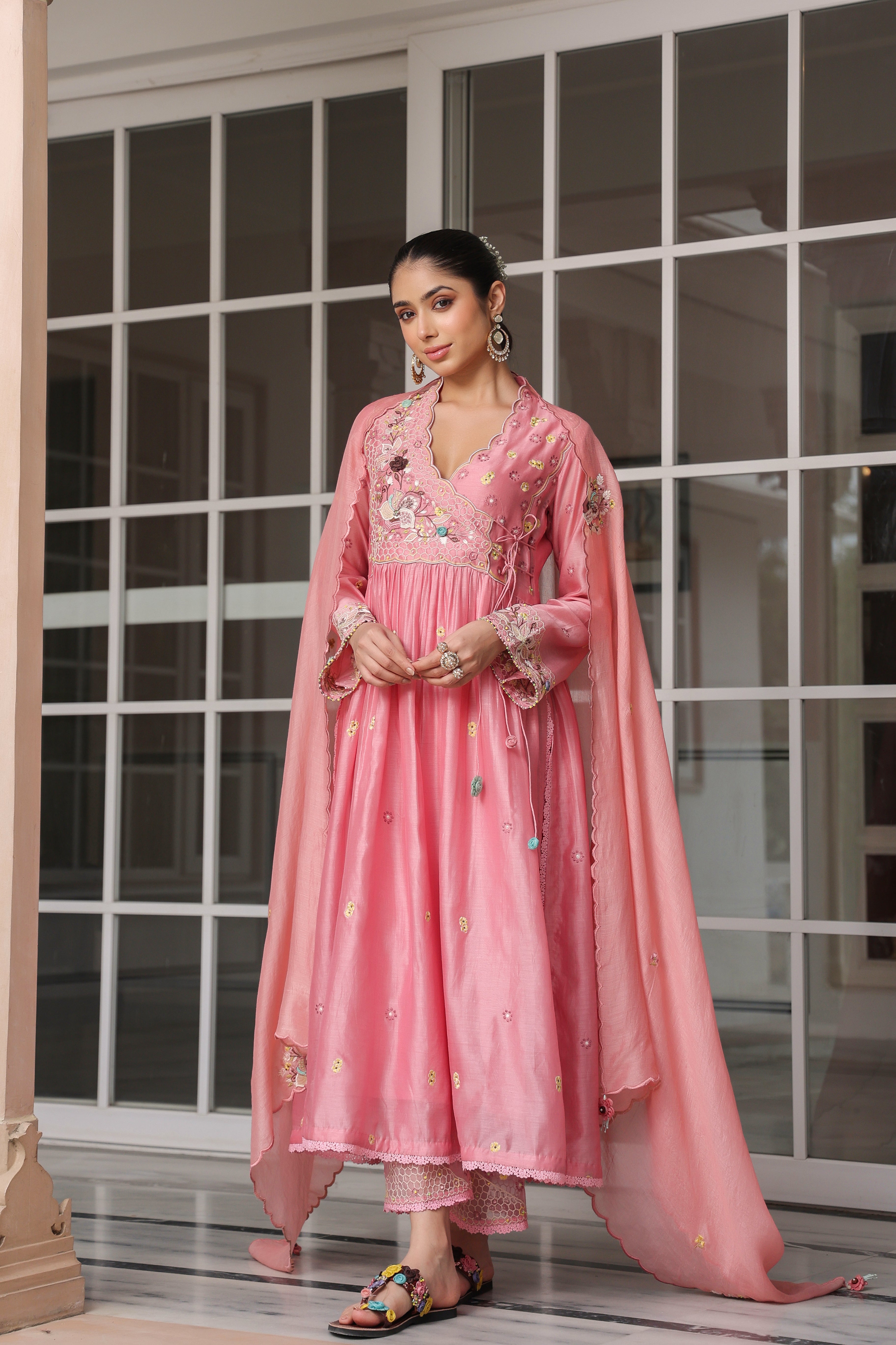 Gulzar Frockstyle Kurta Set