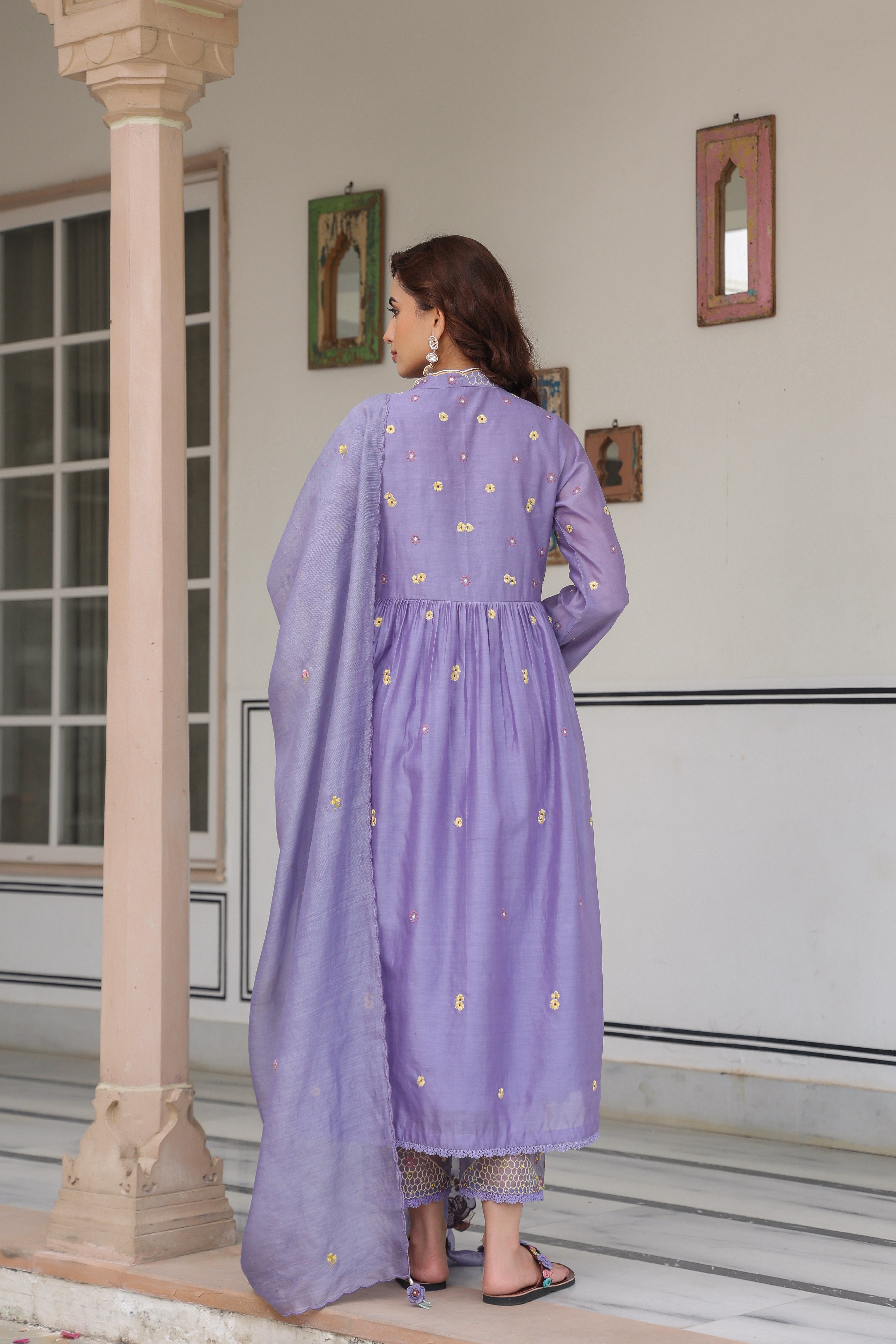 Gulzar Frockstyle Kurta Set