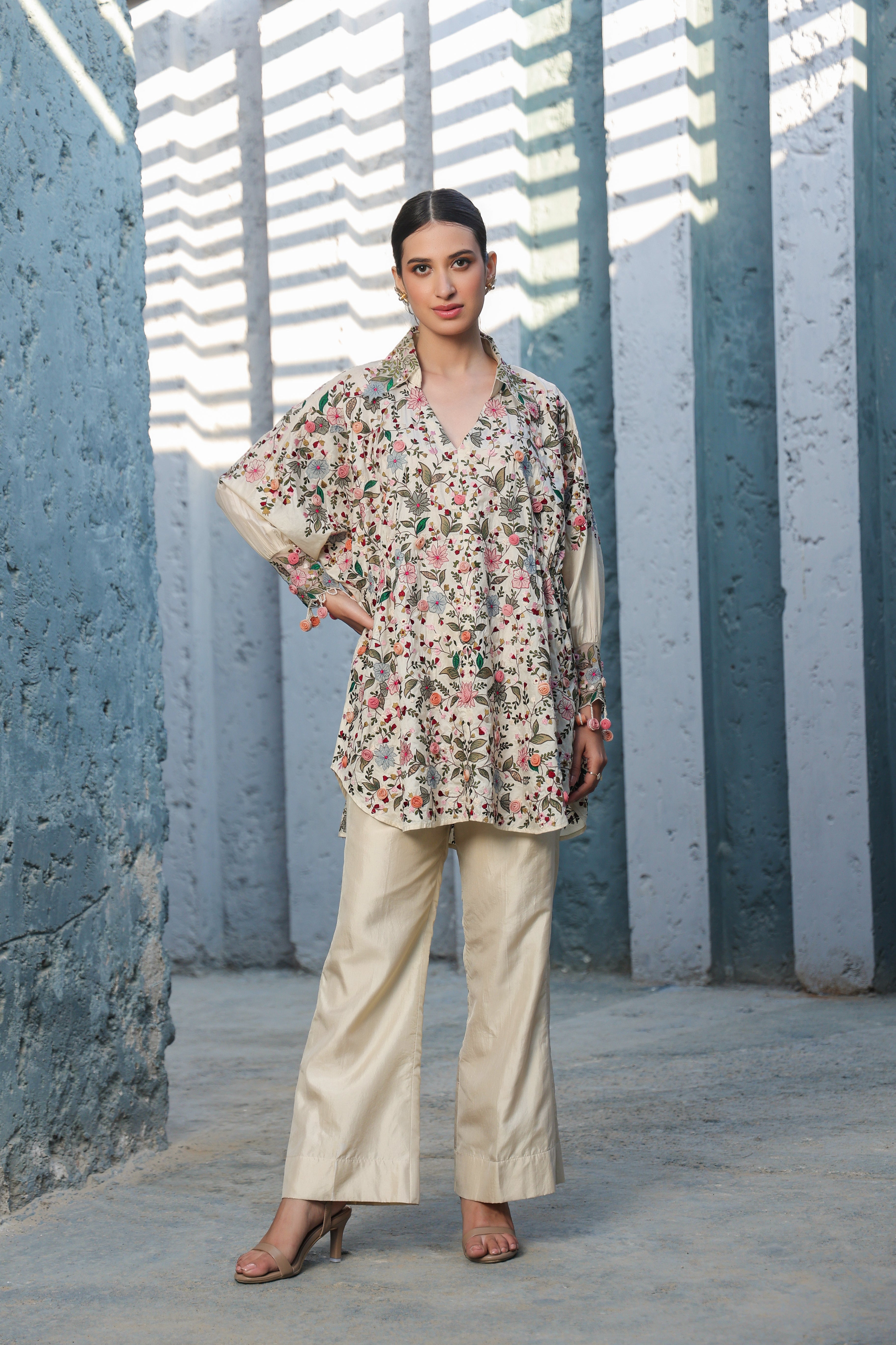 Orchid Multicolor Heavy Co-ord Set