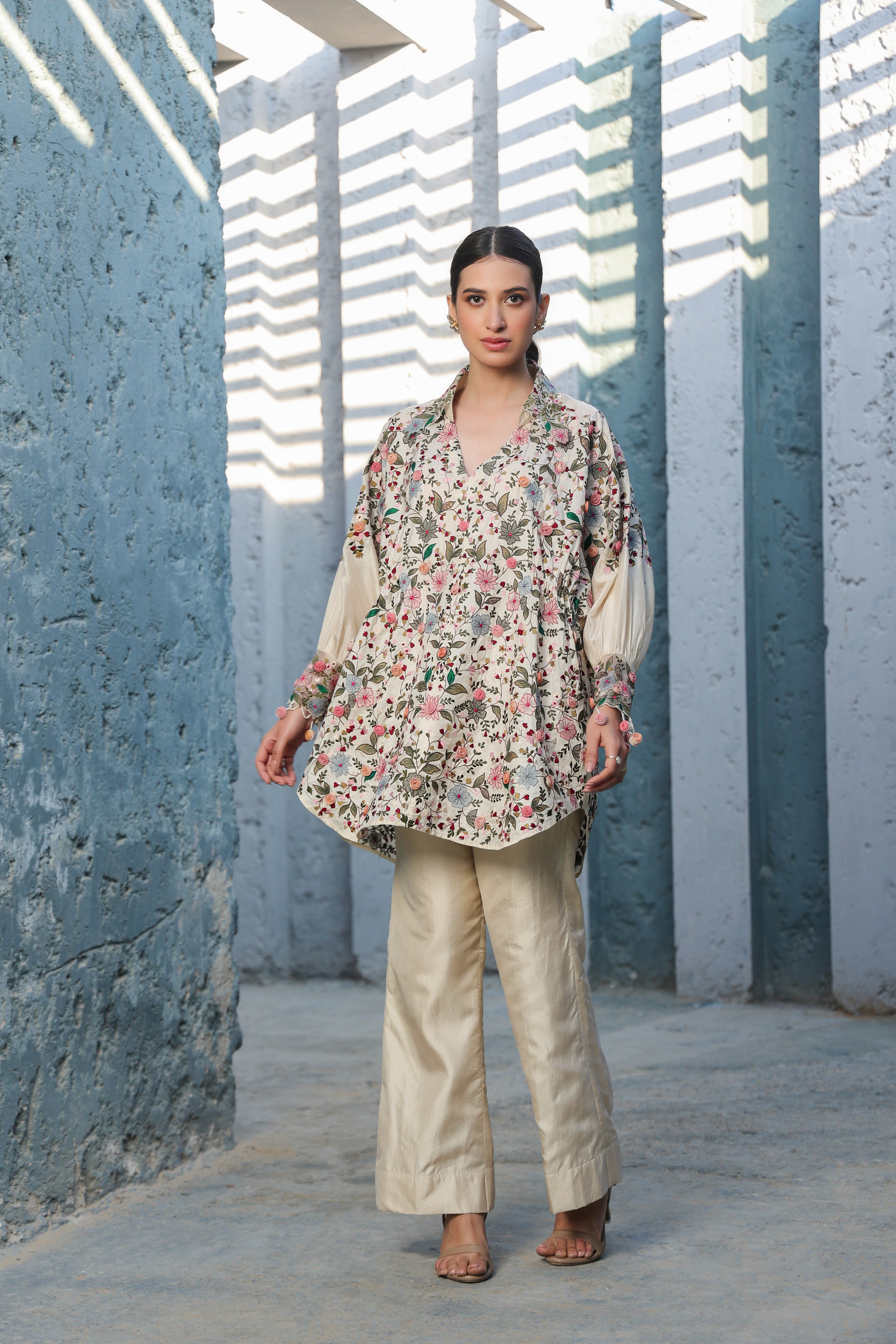 Orchid Multicolor Heavy Co-ord Set