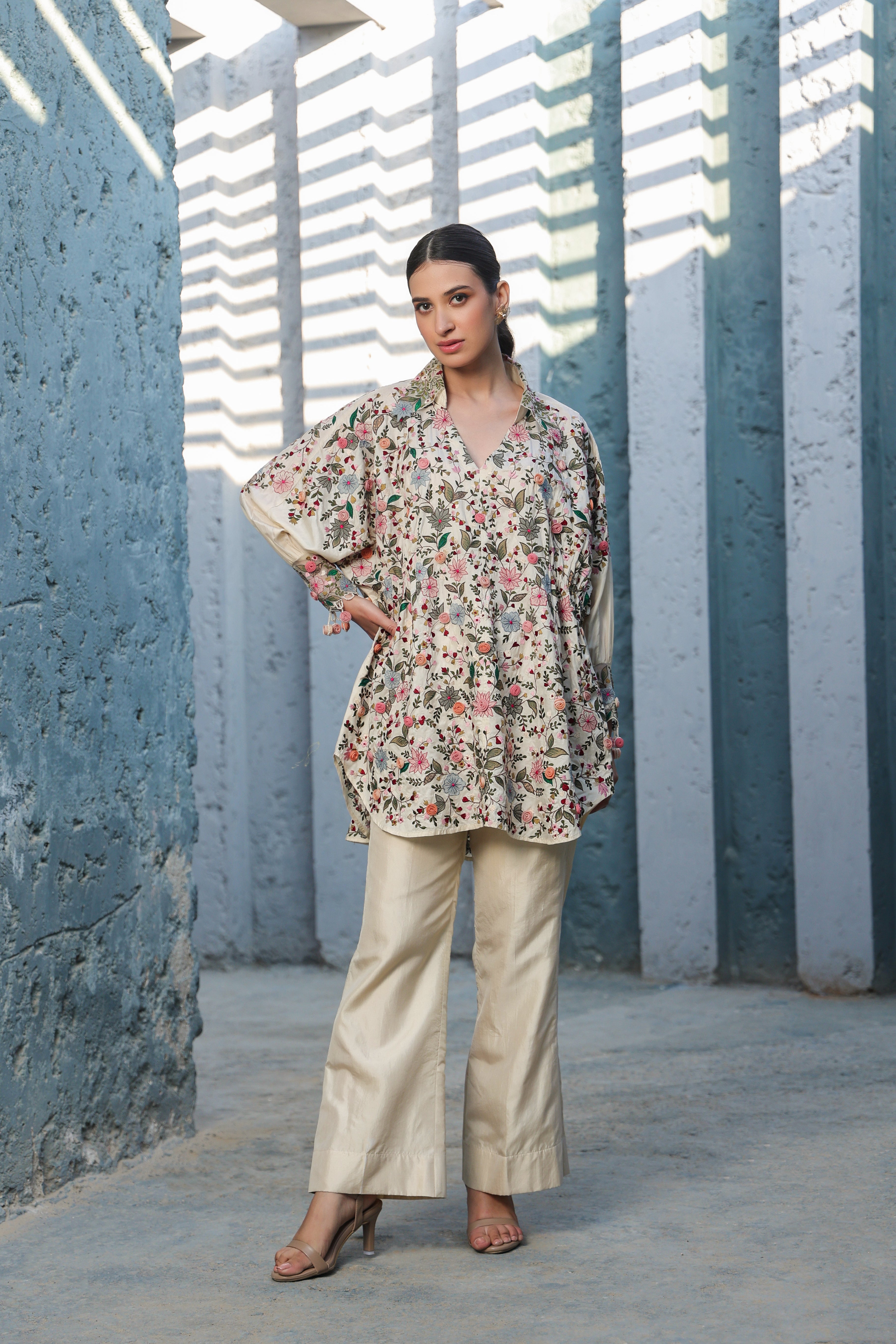 Orchid Multicolor Heavy Co-ord Set