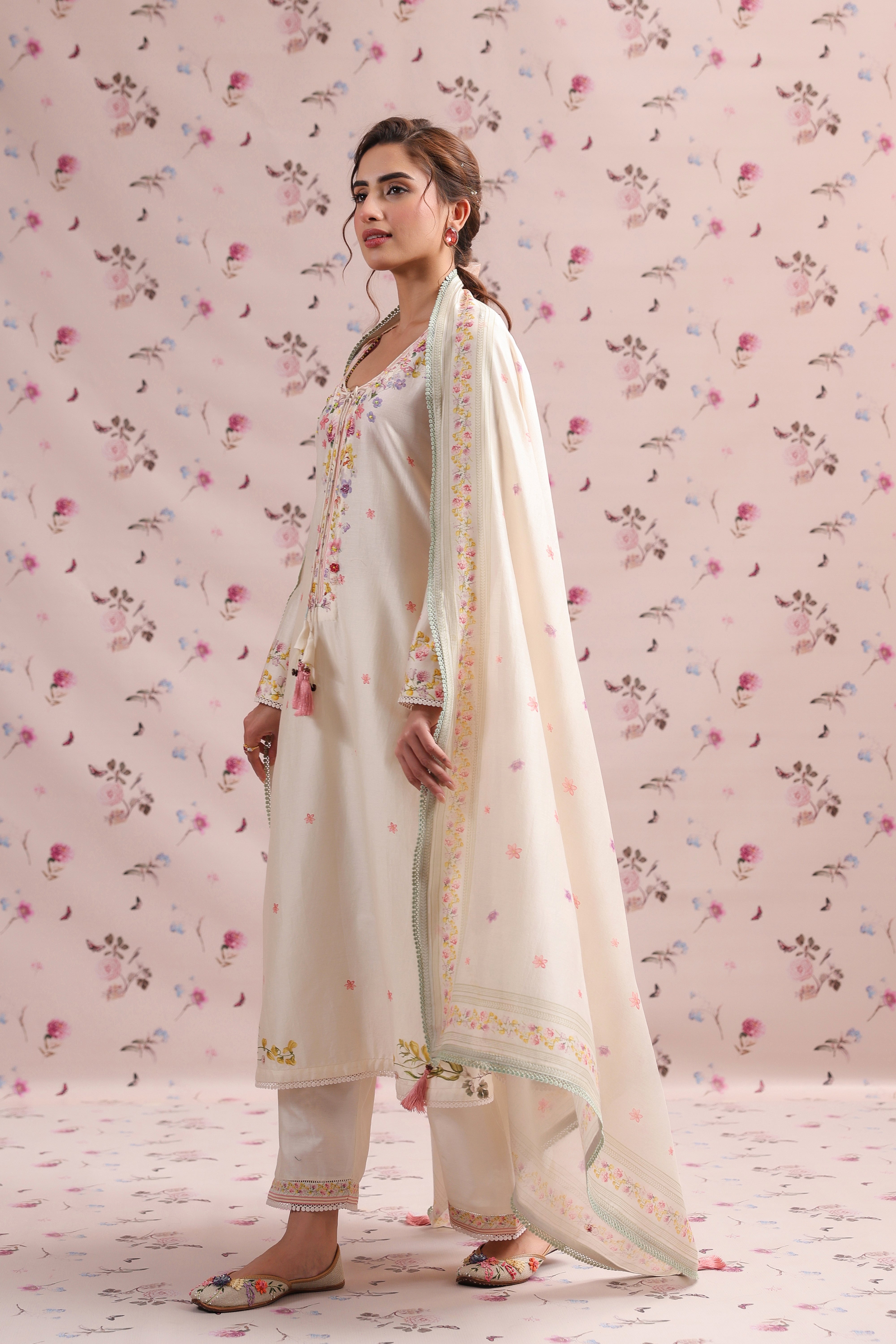 Noor Short Kurti Set