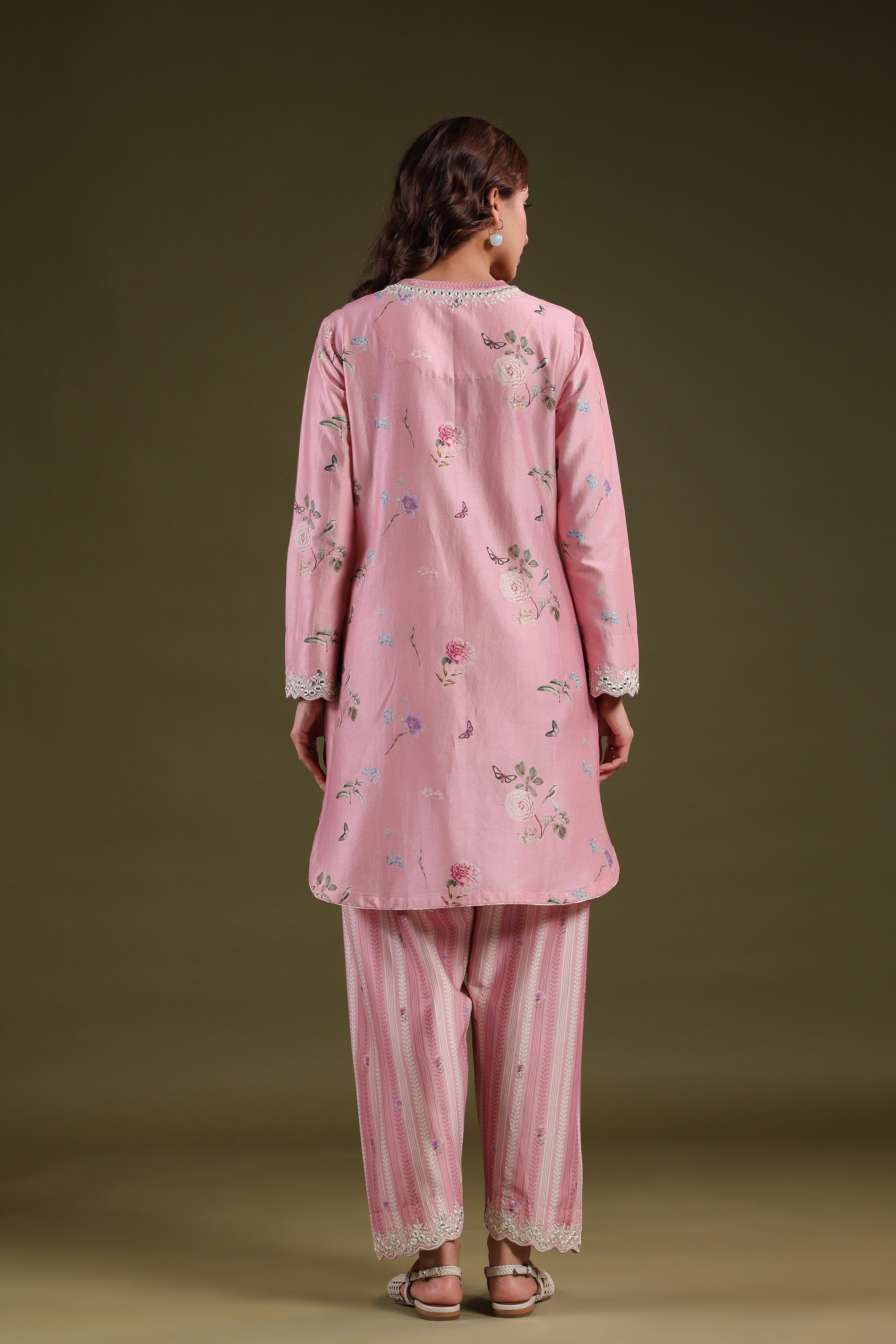 Noor Zipper Kurti Set