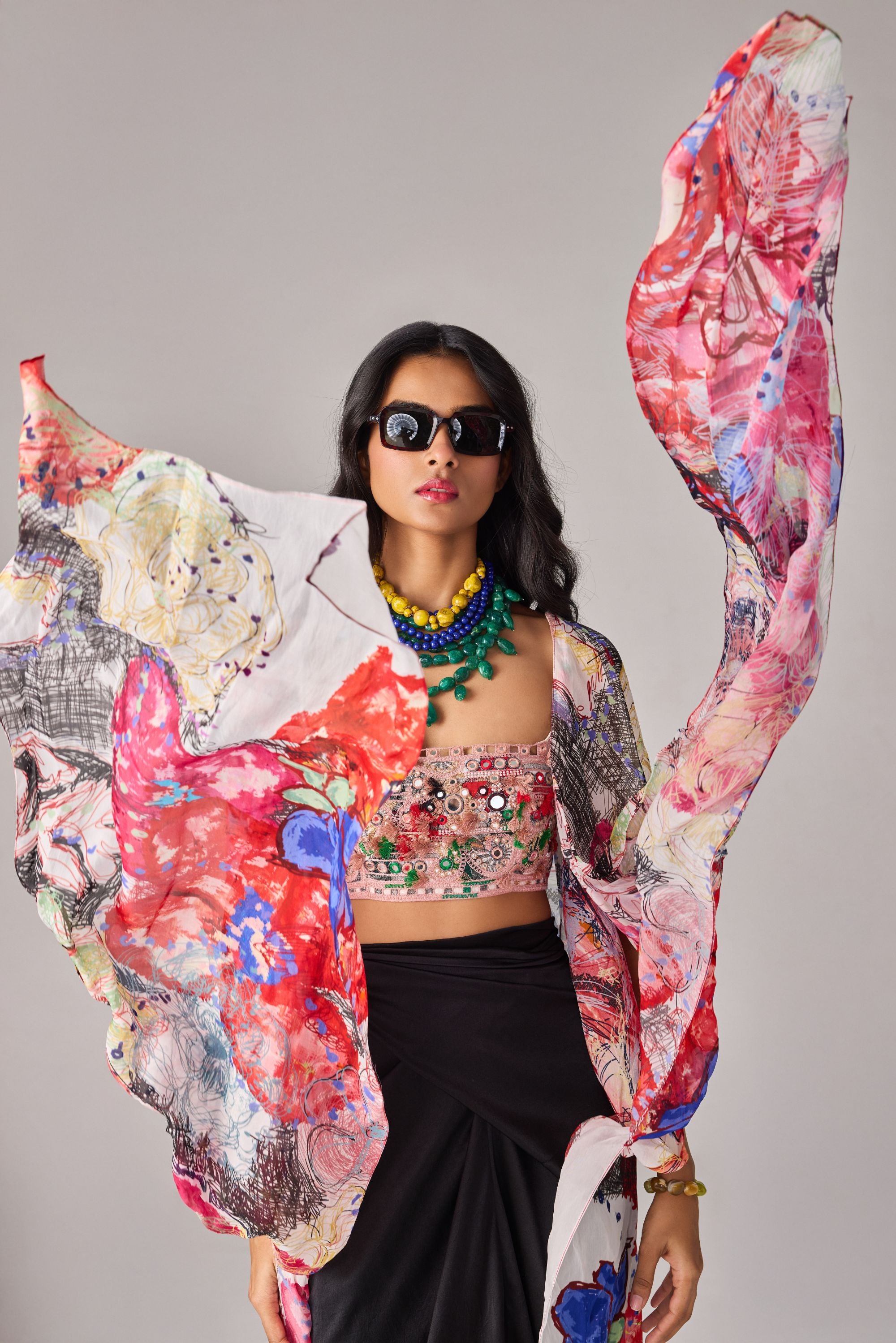 Embroidered Malaika Bustier