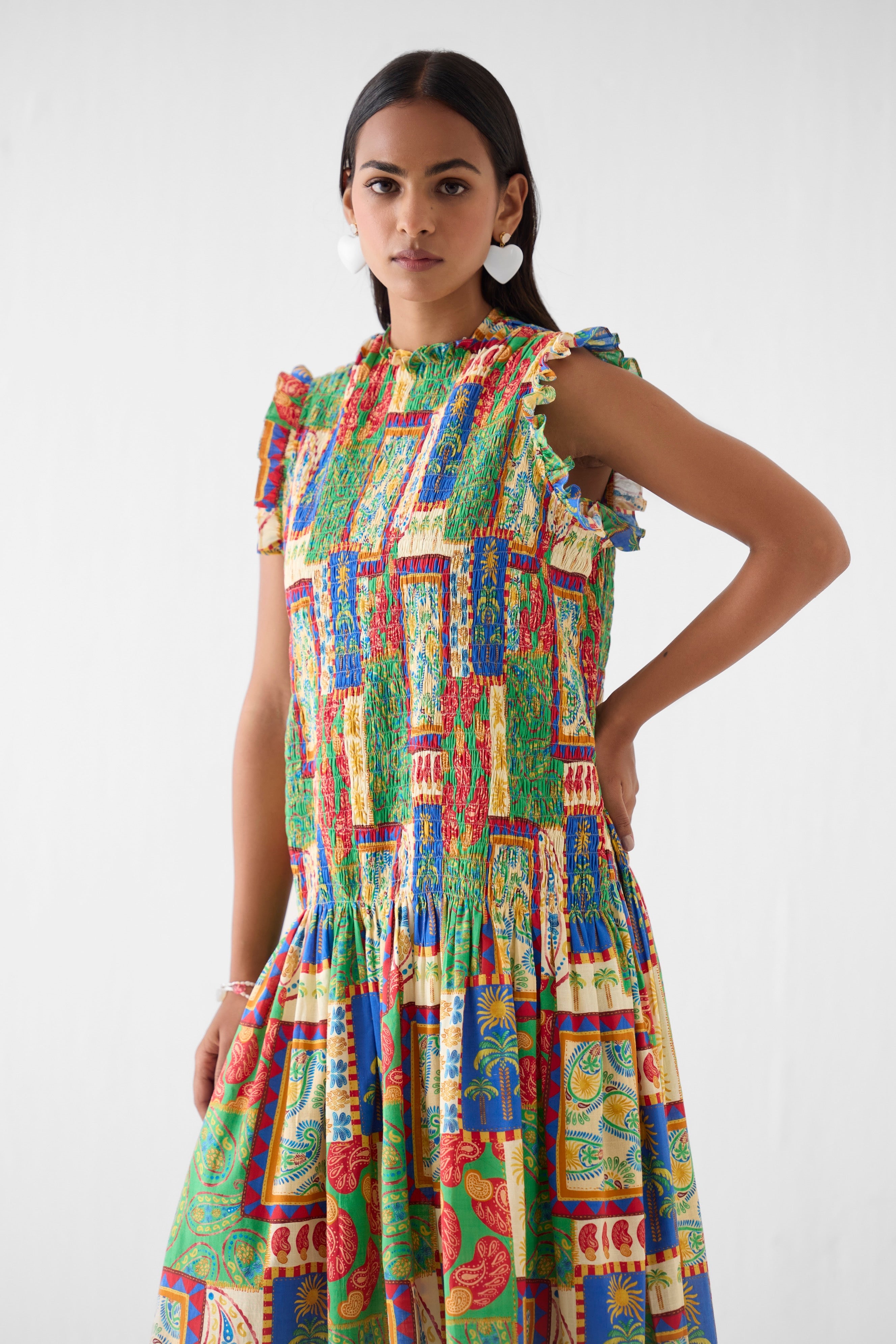 JOHARI RUCHING DRESS
