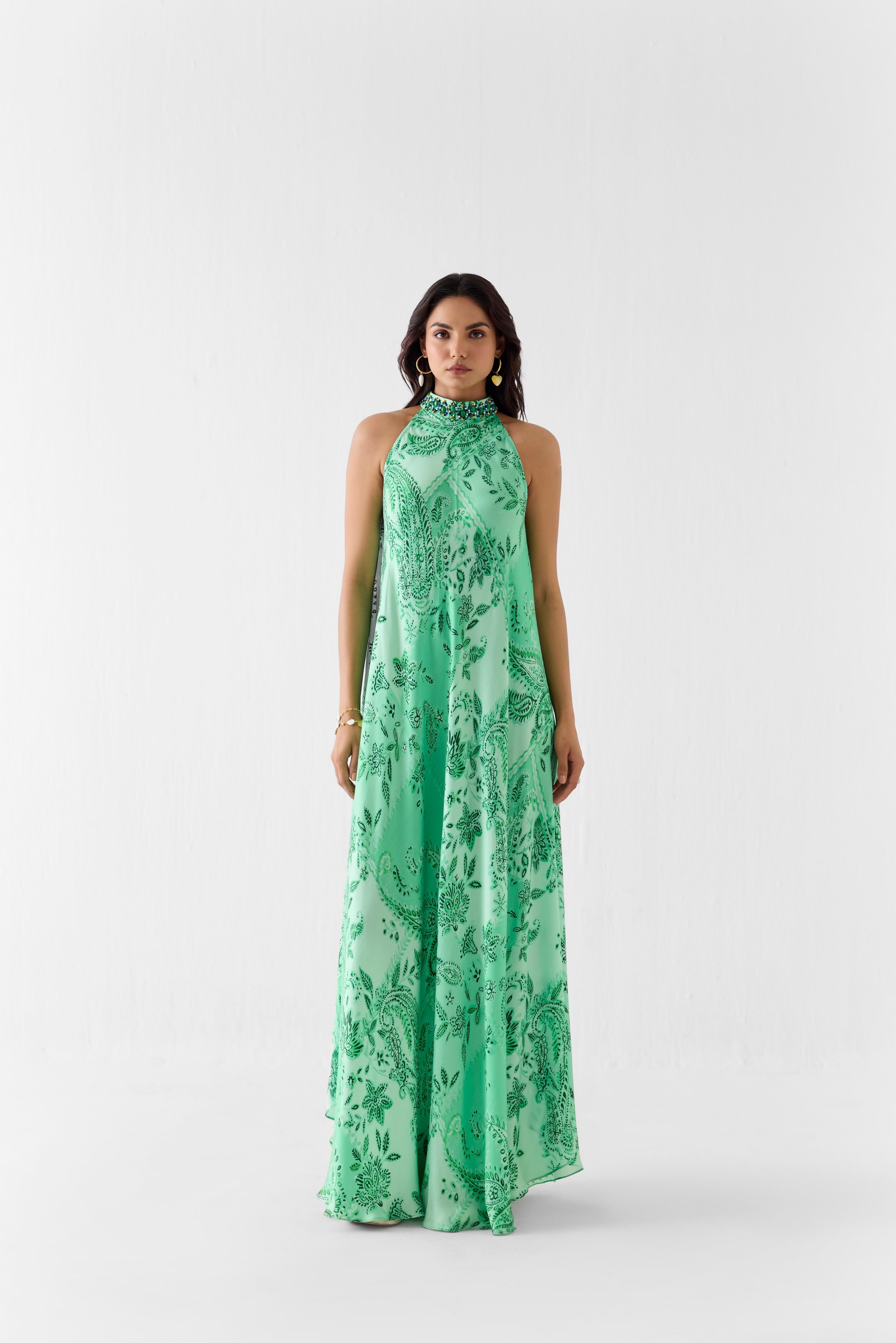 BUTA HALTER DRESS