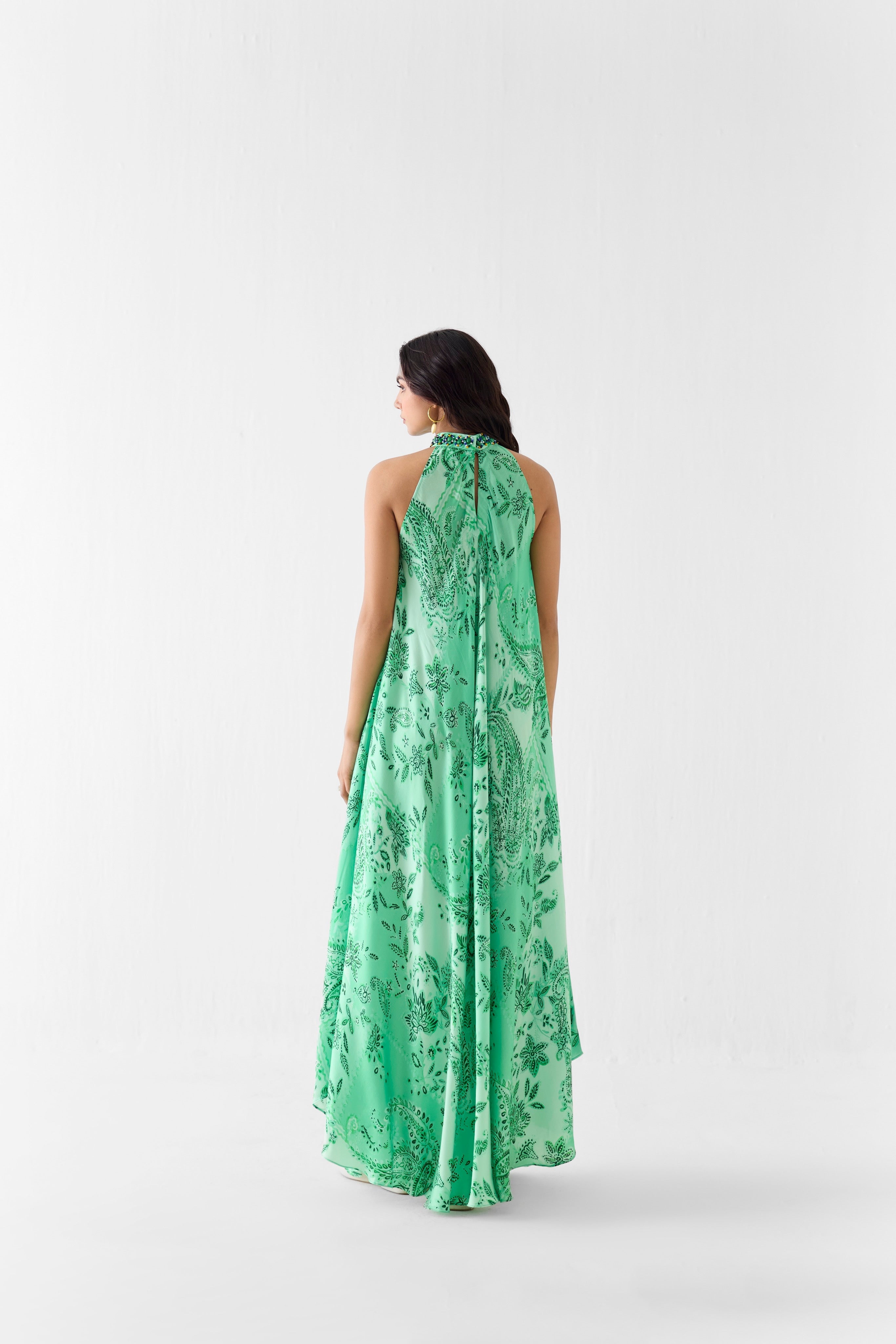 BUTA HALTER DRESS