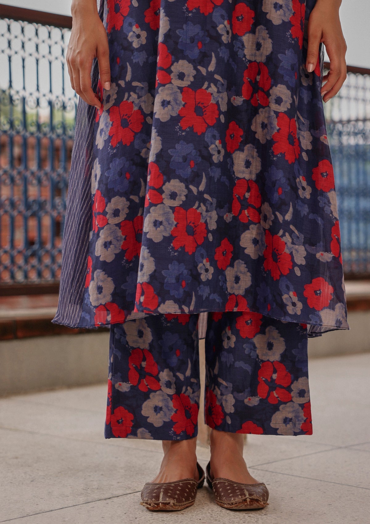 Indigo Bloom Co-ord Set