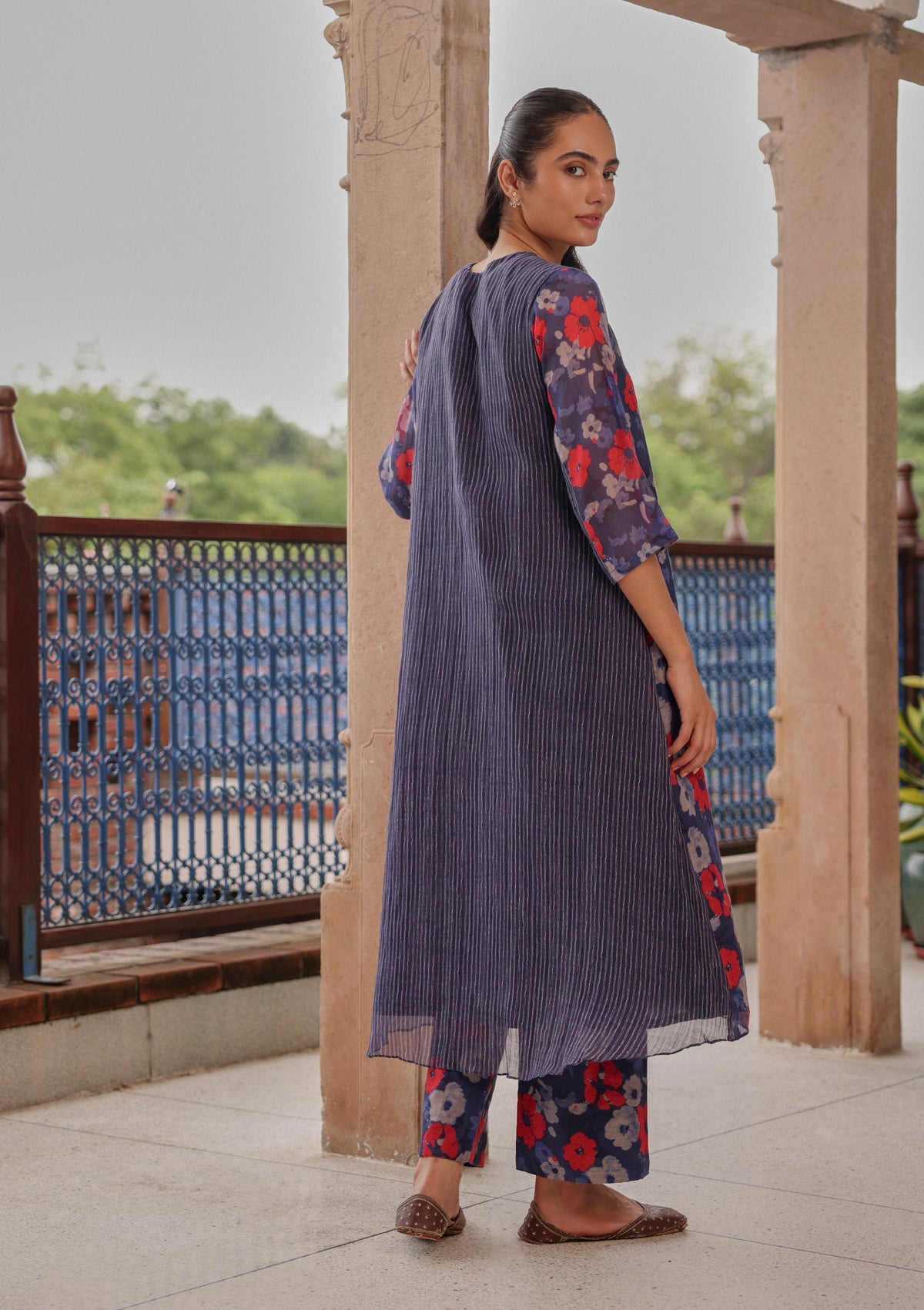 Indigo Bloom Co-ord Set