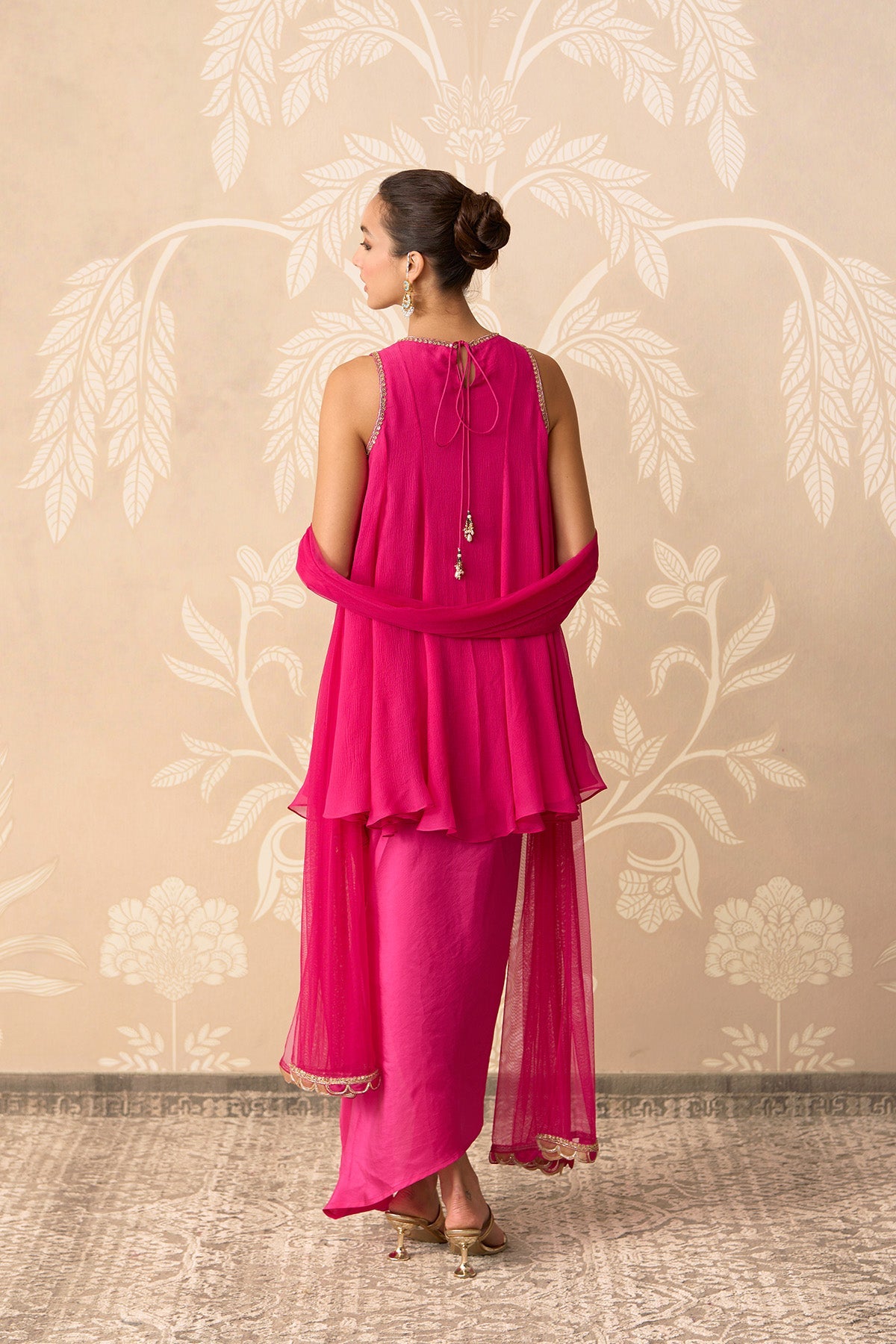 Saaz Kurti Skirt Set