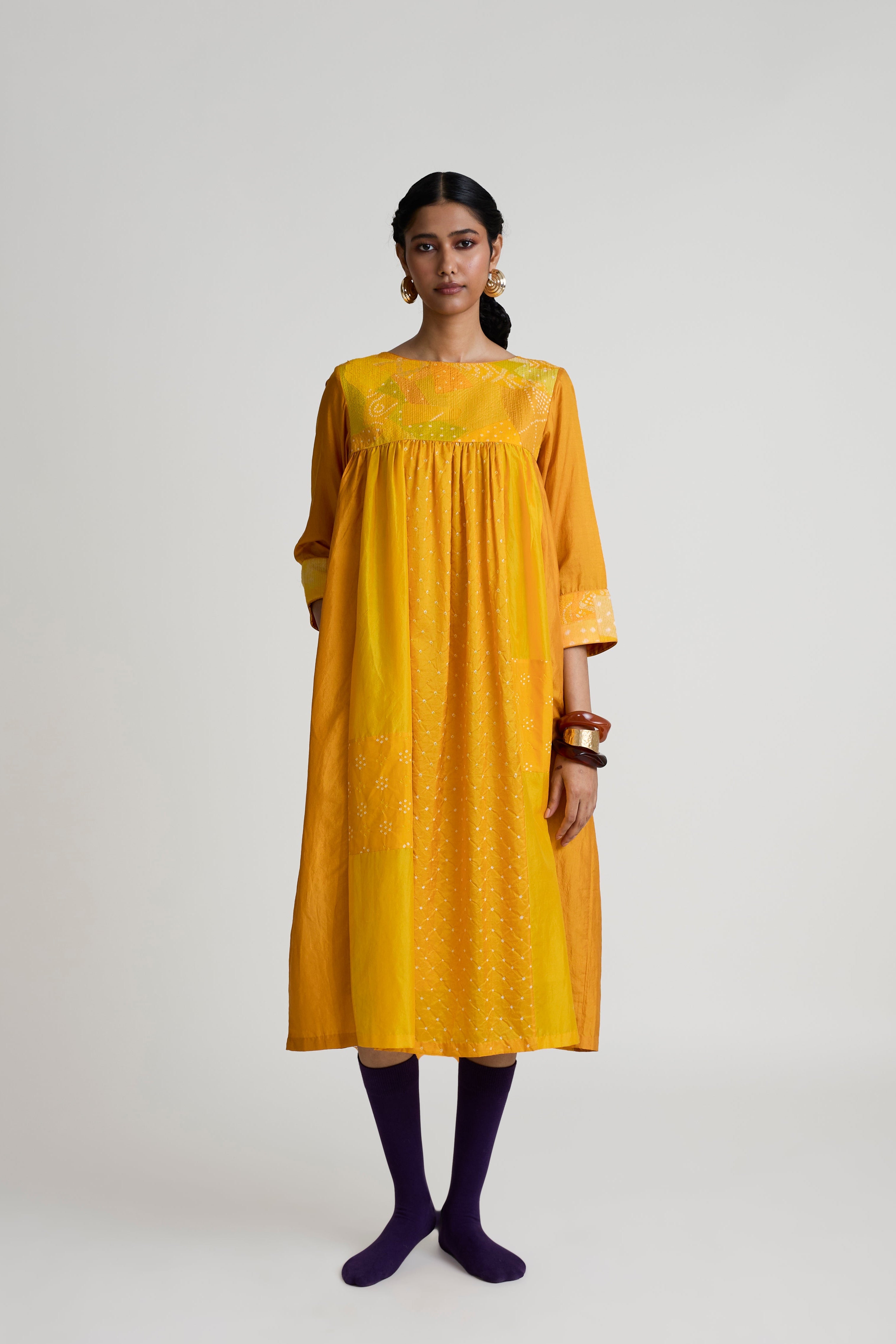 Boro Dress - Yellow