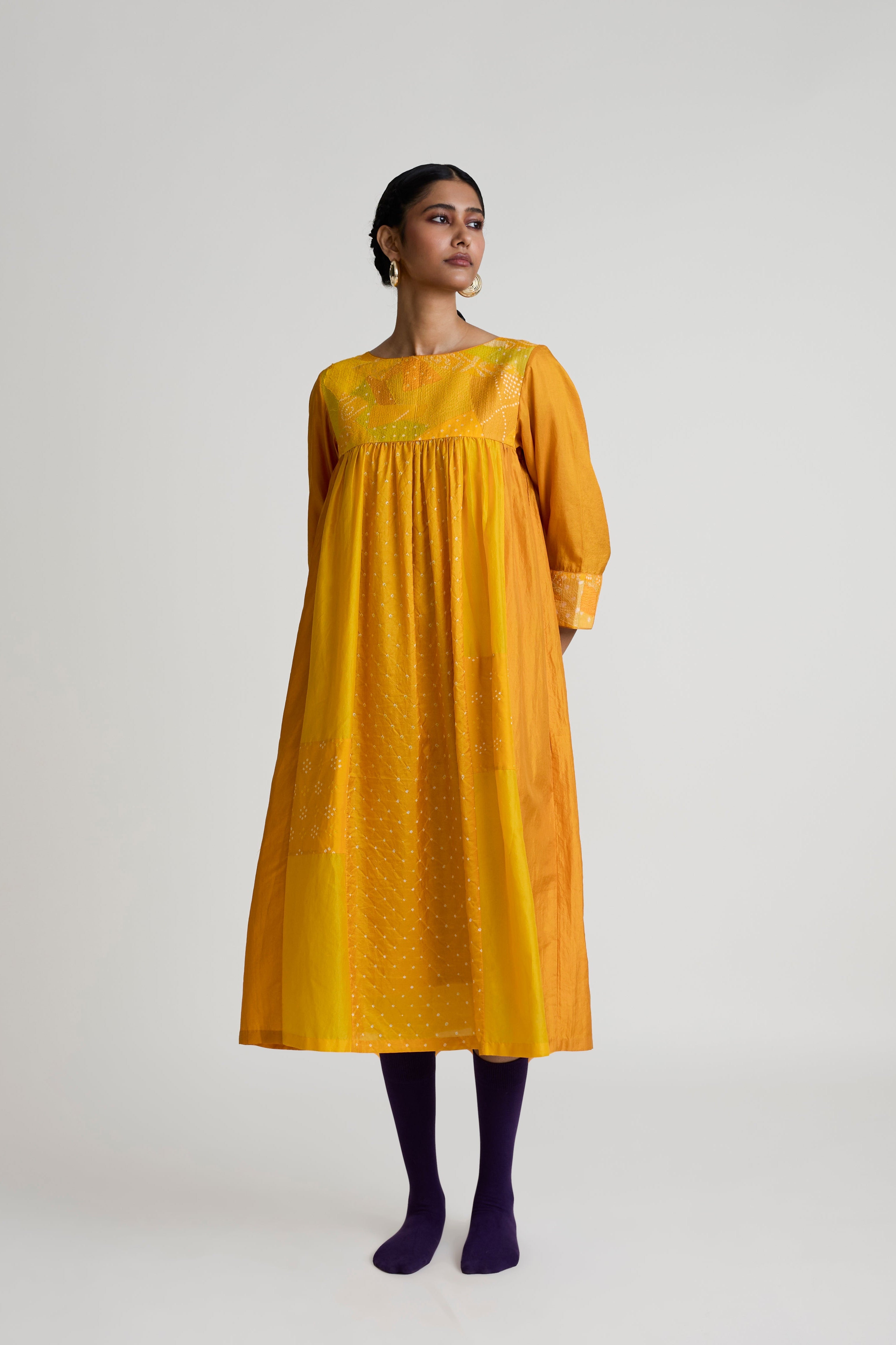 Boro Dress - Yellow