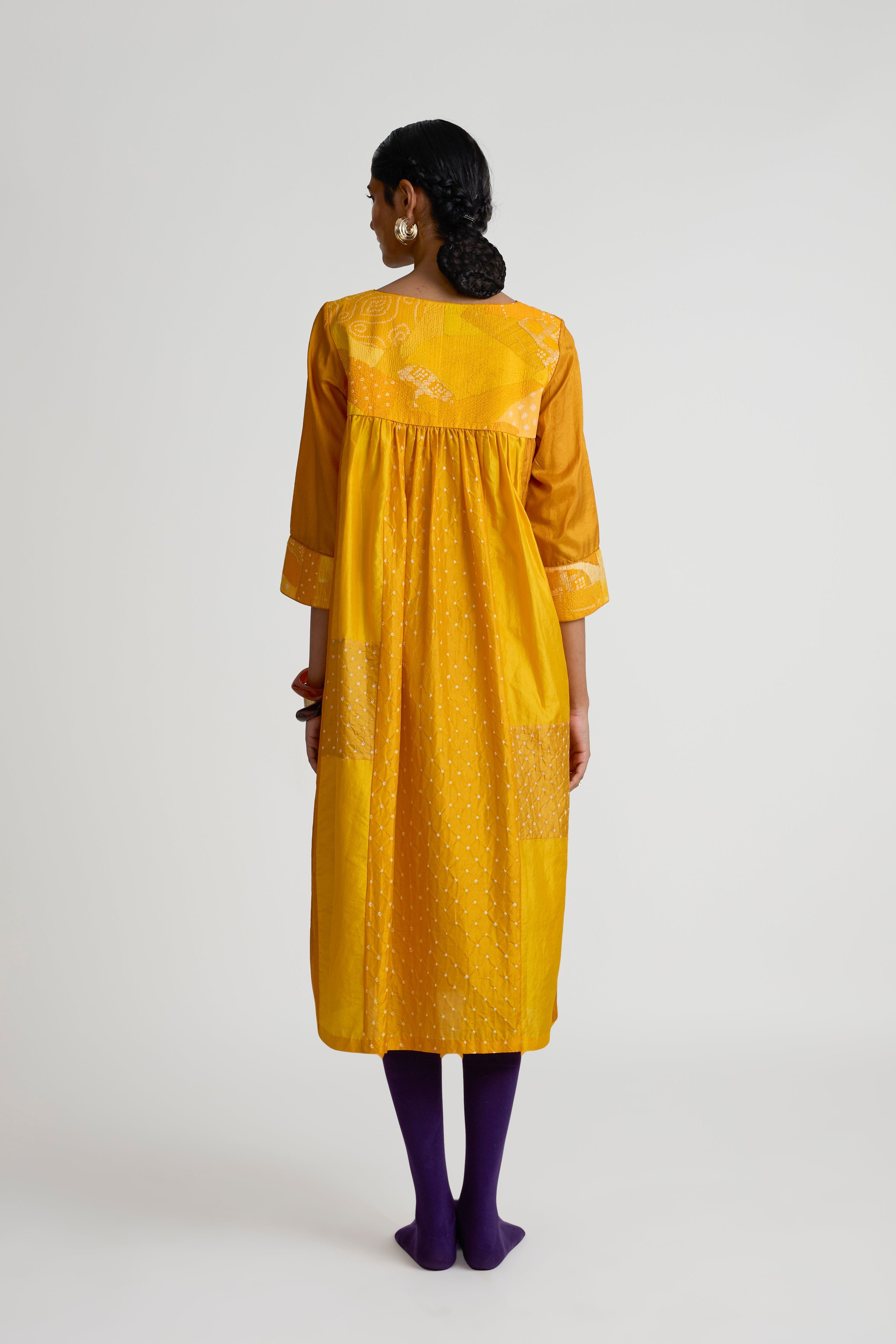 Boro Dress - Yellow